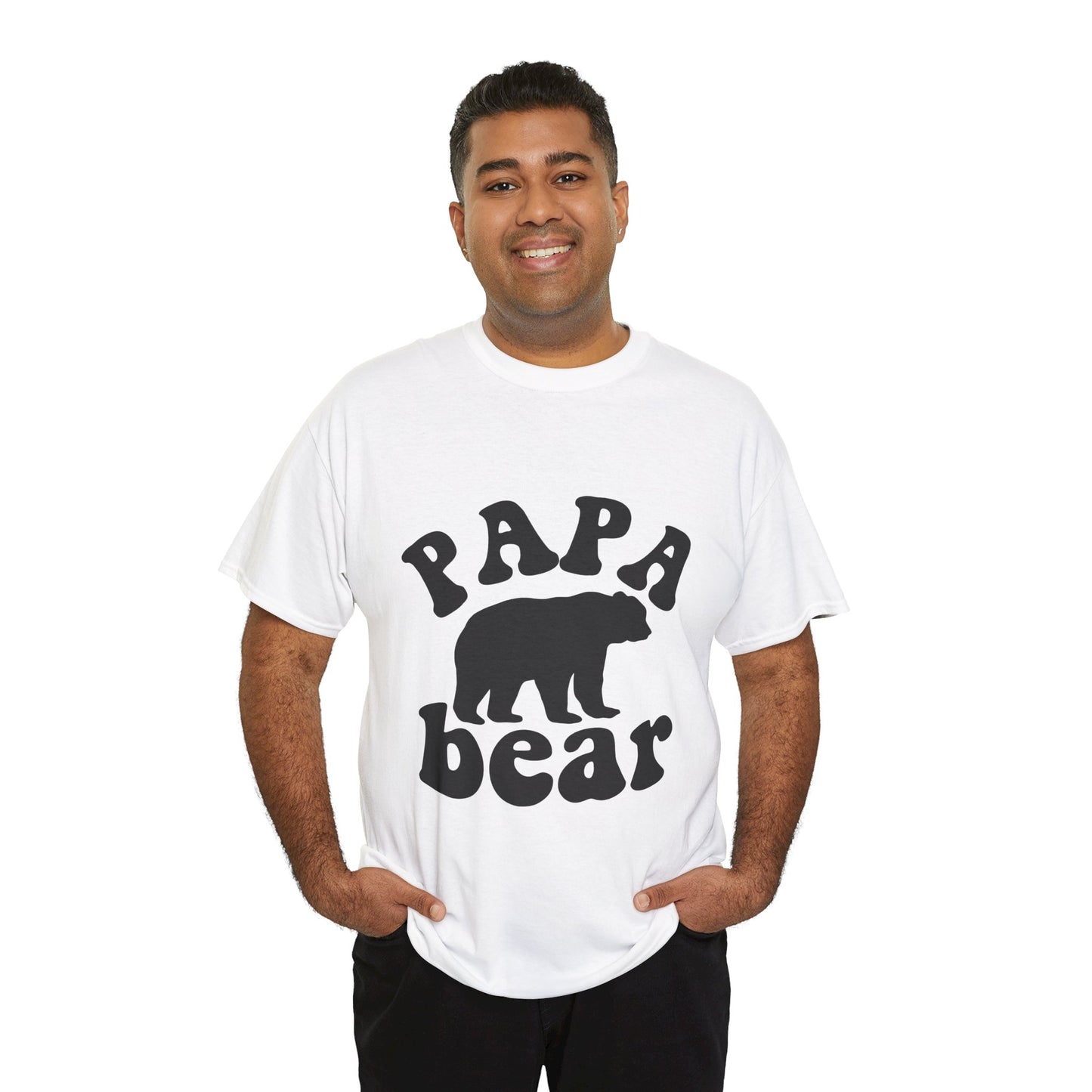 Papa Bear Unisex Heavy Cotton Tee