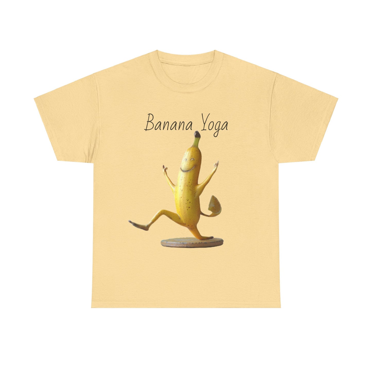 Banana Yoga2 Unisex Heavy Cotton Tee