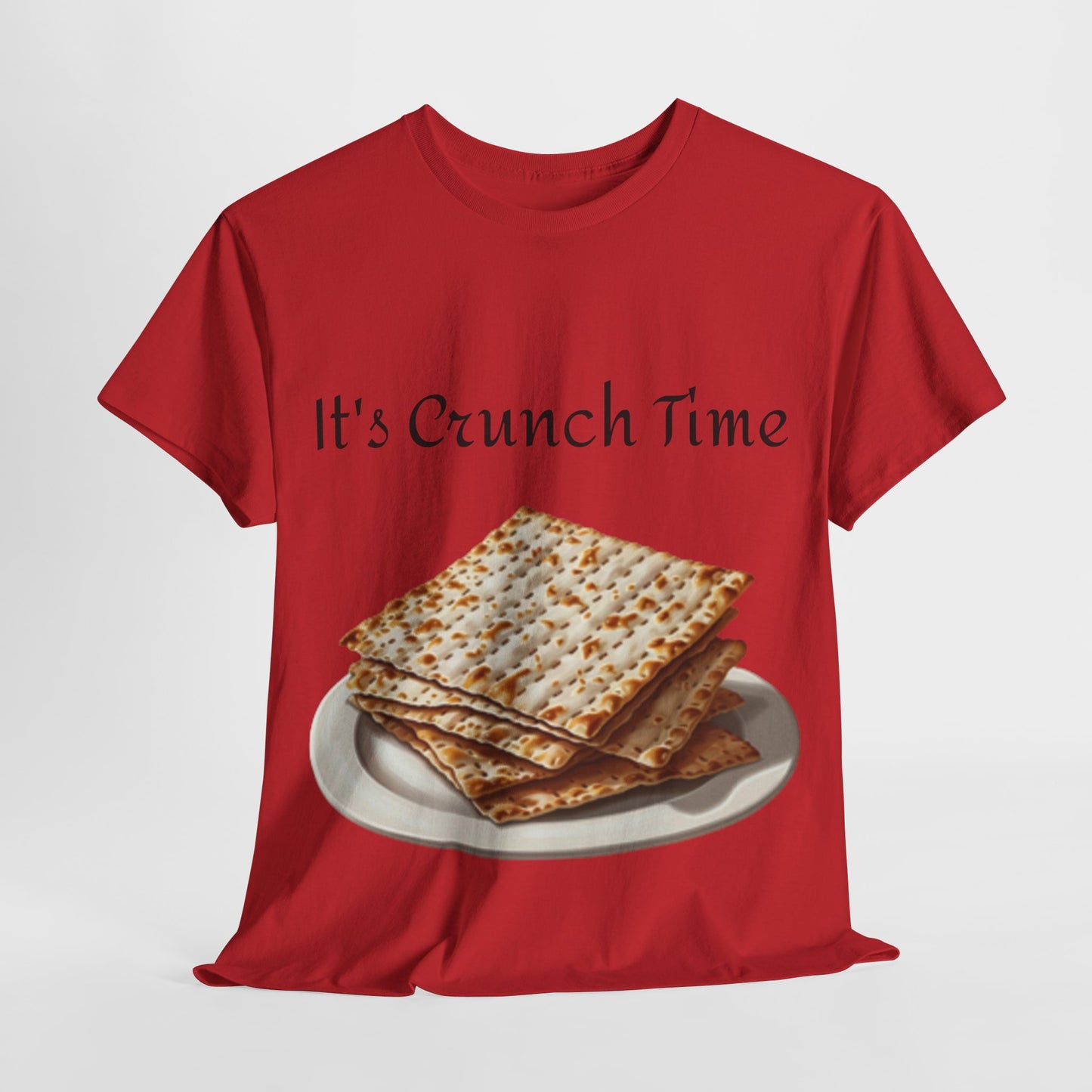 It's Crunch Time Matza Unisex Heavy Cotton Tee