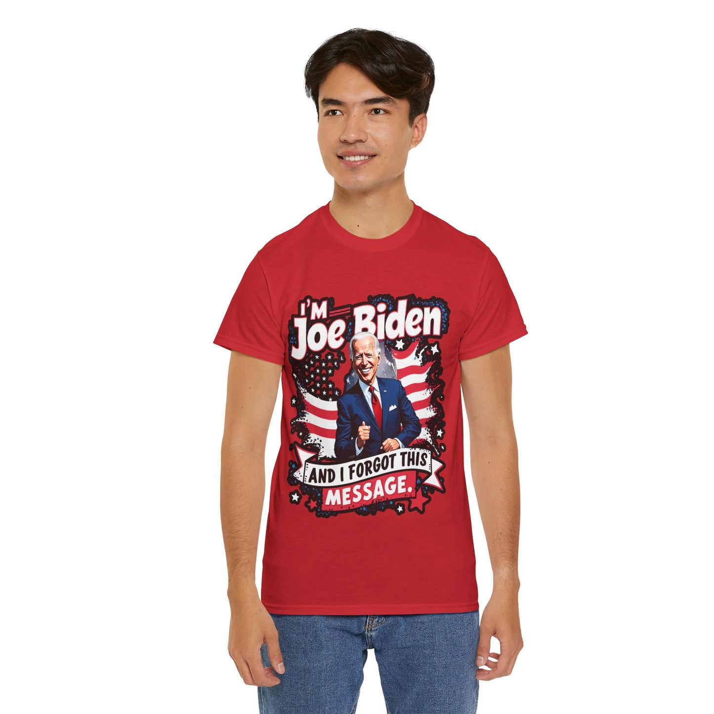 Biden I Forgot Unisex Heavy Cotton Tee