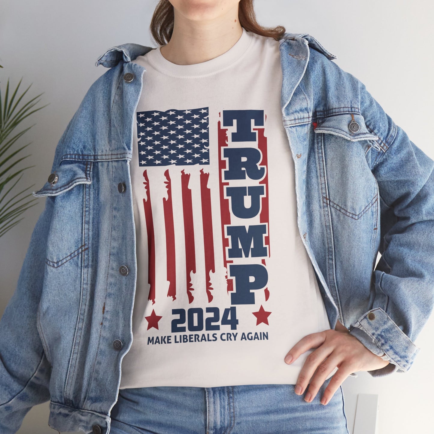 Trump 2024 A Unisex Heavy Cotton Tee