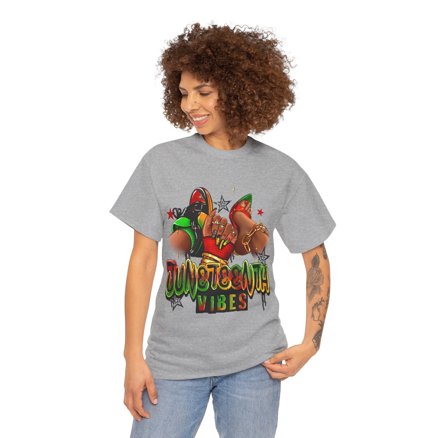 Juneteenth Vibe Unisex Heavy Cotton Tee