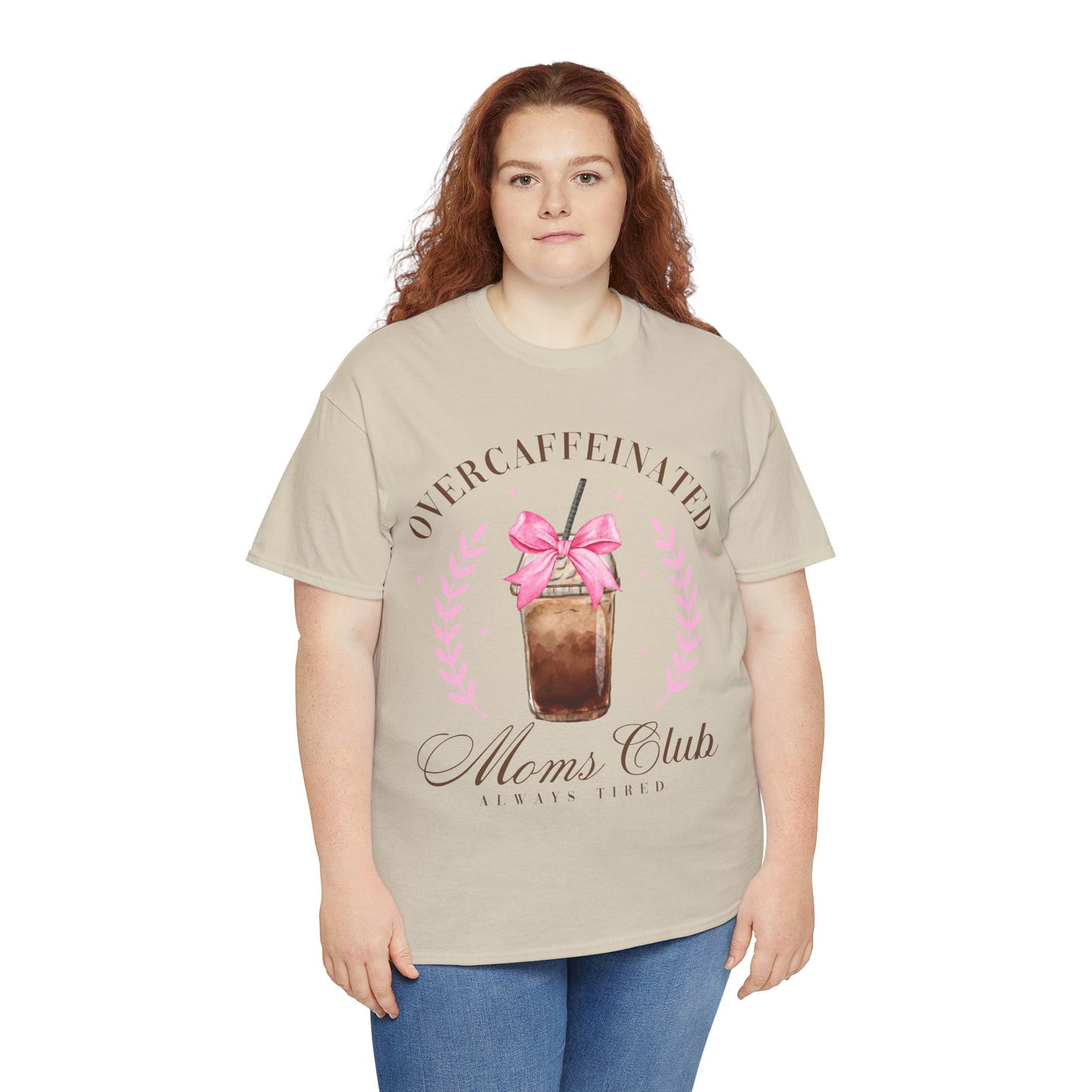 Over-caffeinated Mom Unisex Heavy Cotton Tee