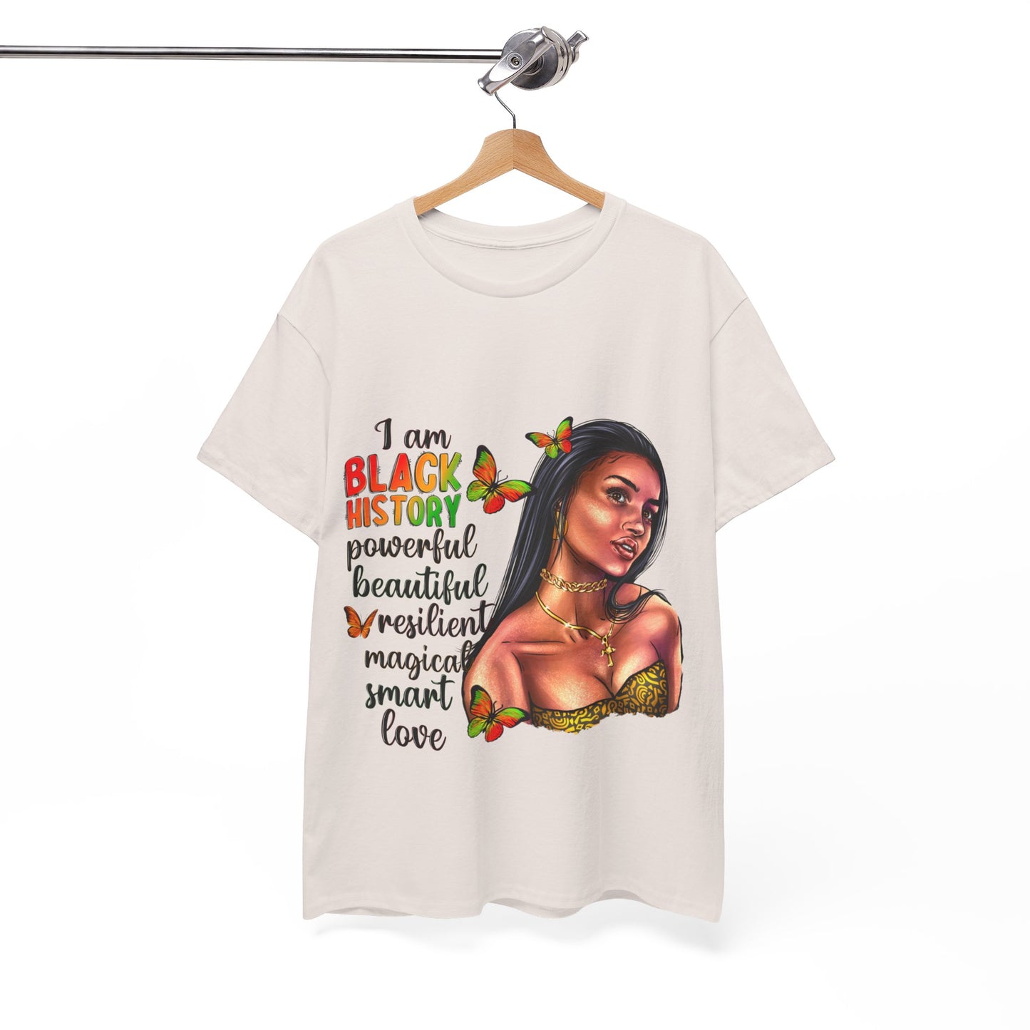 I Am Black History Unisex Heavy Cotton Tee