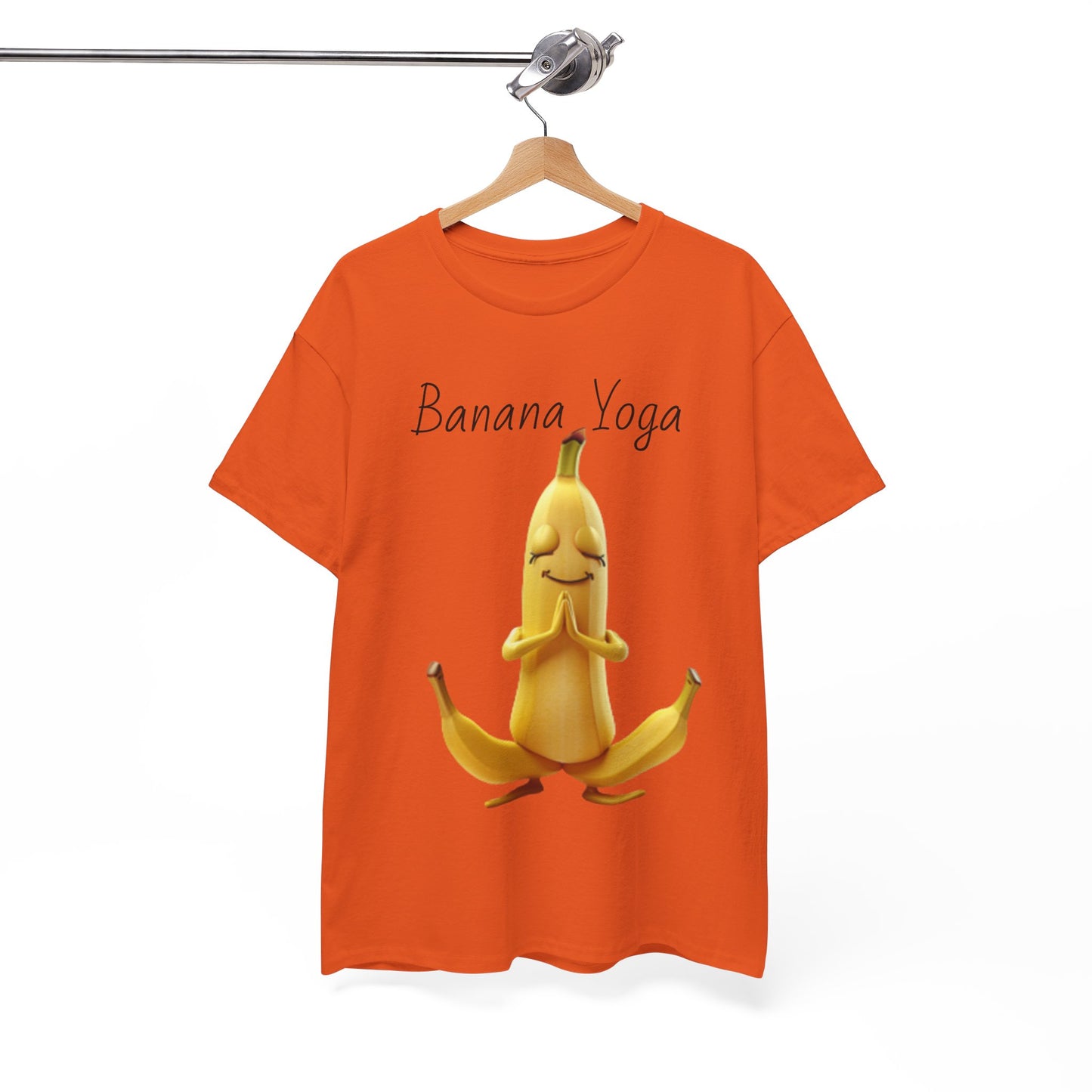 Banana Yoga Unisex Heavy Cotton Tee