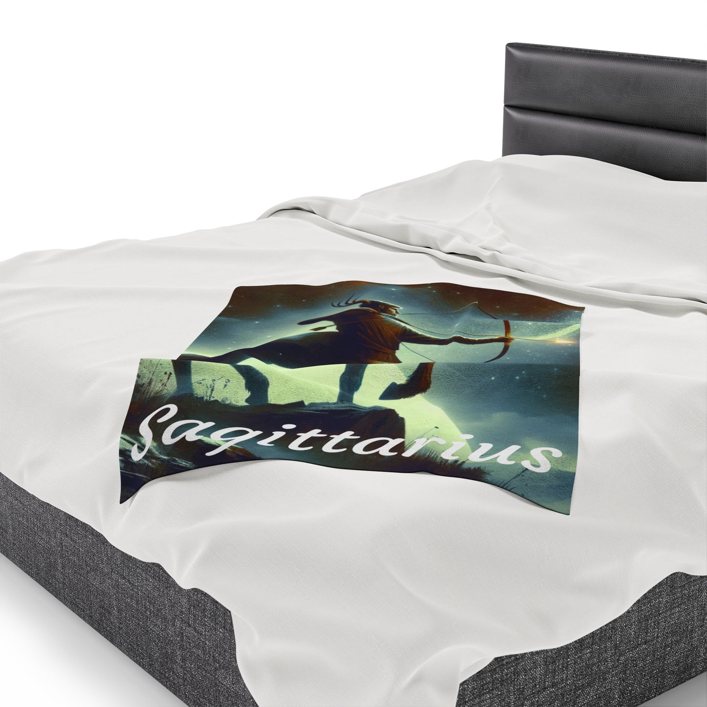 Sagittarius Zodiac Sign Velveteen Plush Blanket