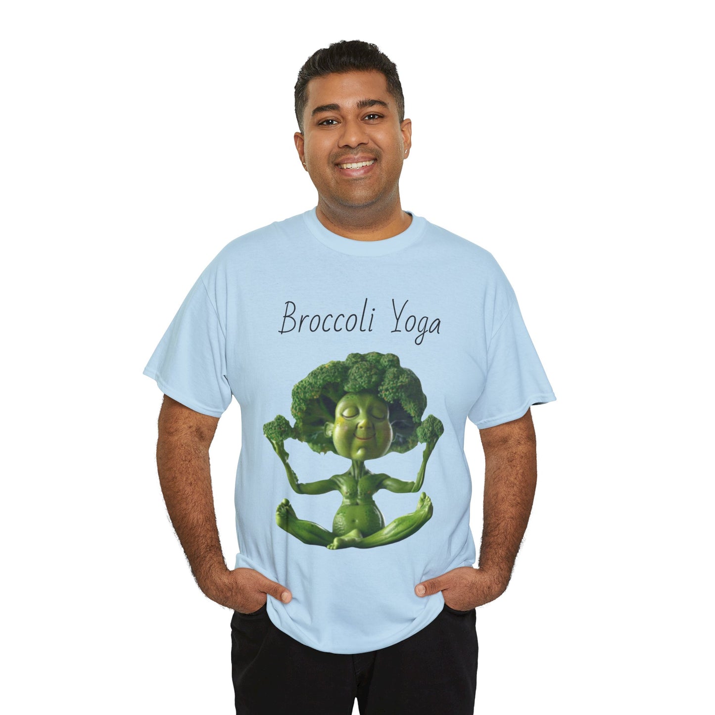 Broccoli Yoga Unisex Heavy Cotton Tee