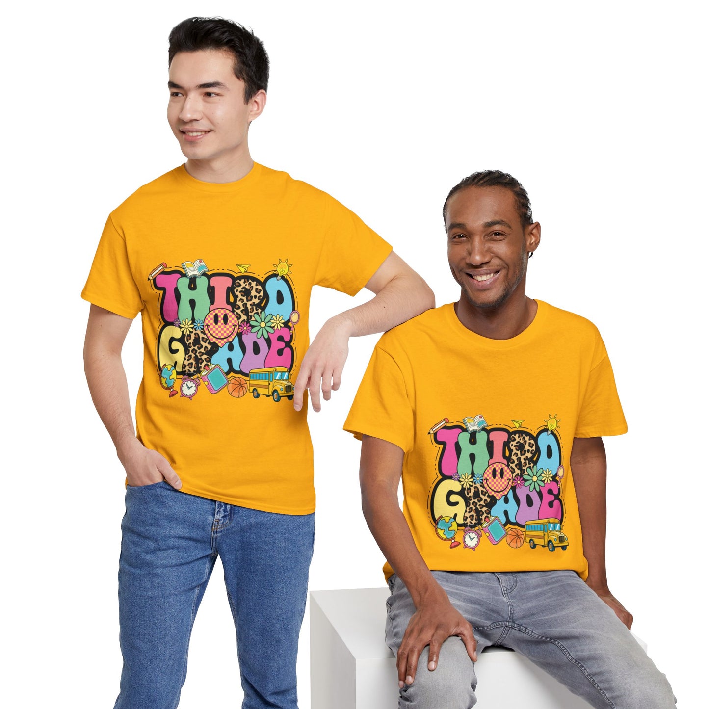 Third Grade Unisex Heavy Cotton Tee