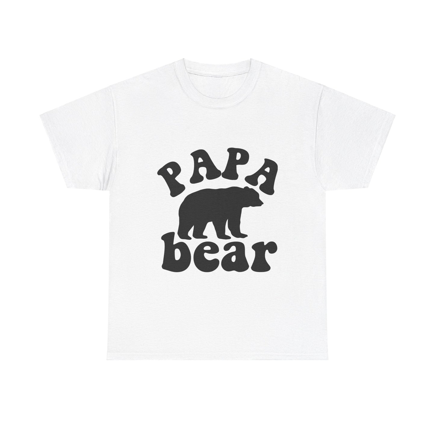 Papa Bear Unisex Heavy Cotton Tee