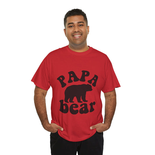 Papa Bear Unisex Heavy Cotton Tee