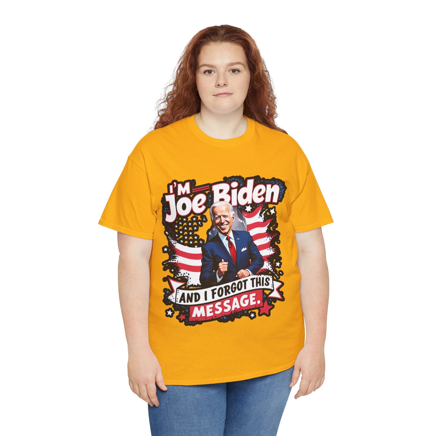 Biden I Forgot Unisex Heavy Cotton Tee