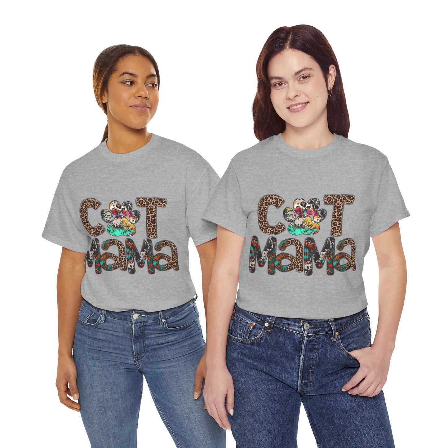 Cat Mama2 Unisex Heavy Cotton Tee