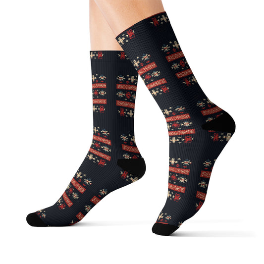 Ugly Sweater Collection 7 Sublimation Socks