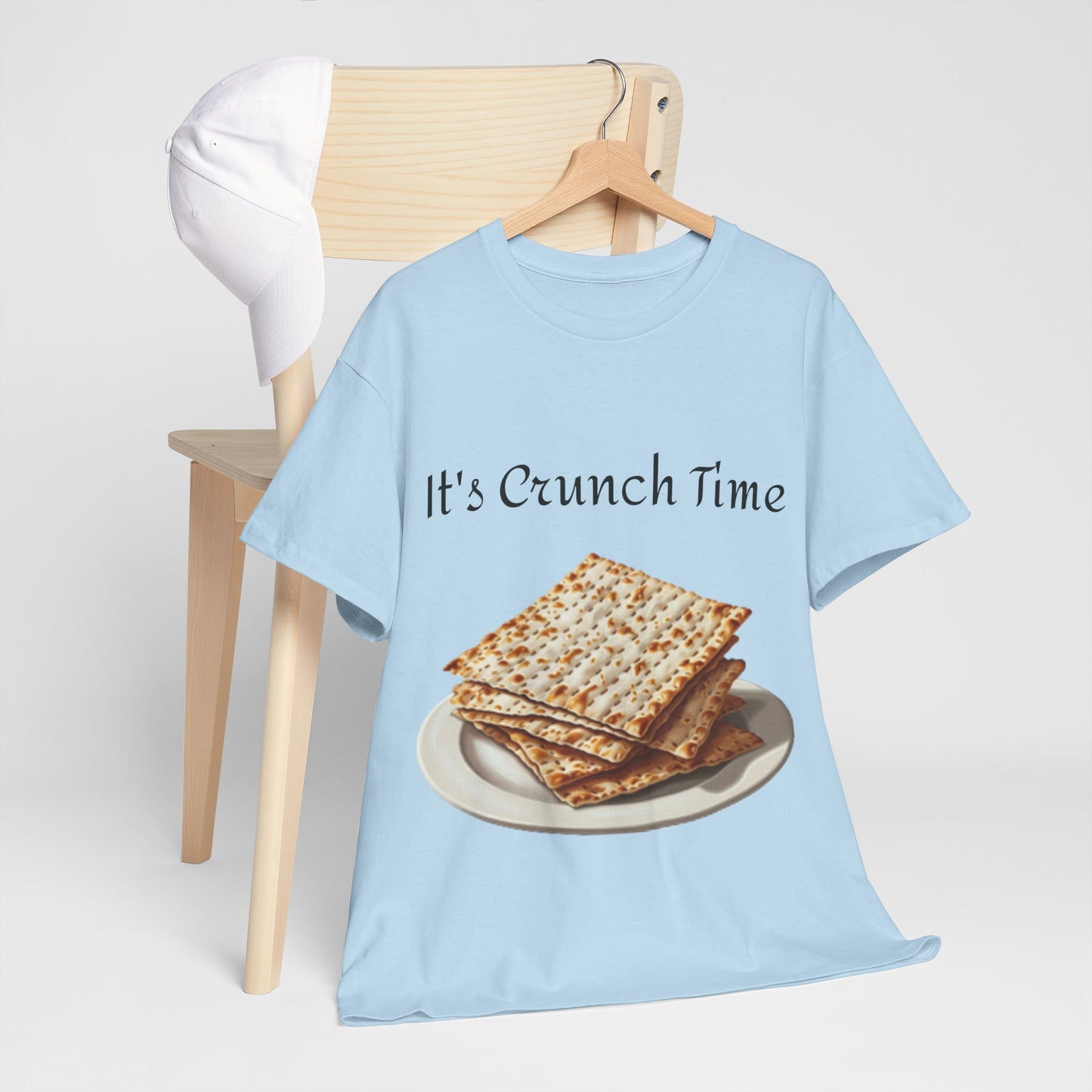 It's Crunch Time Matza Unisex Heavy Cotton Tee