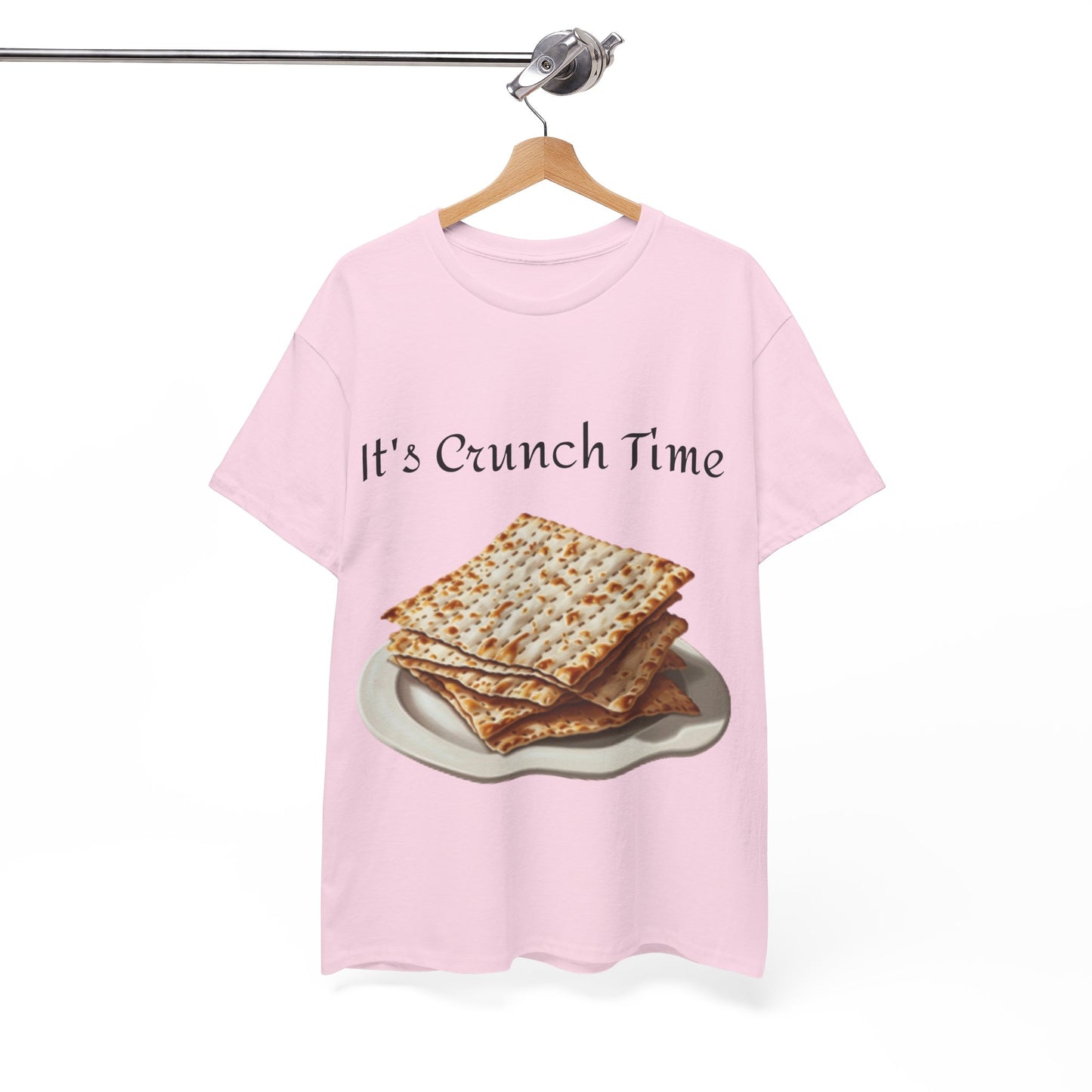 It's Crunch Time Matza Unisex Heavy Cotton Tee