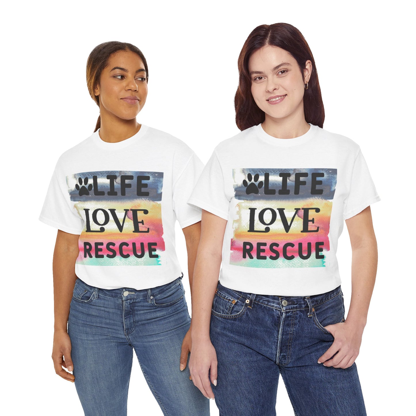 Life Love Rescue Unisex Heavy Cotton Tee