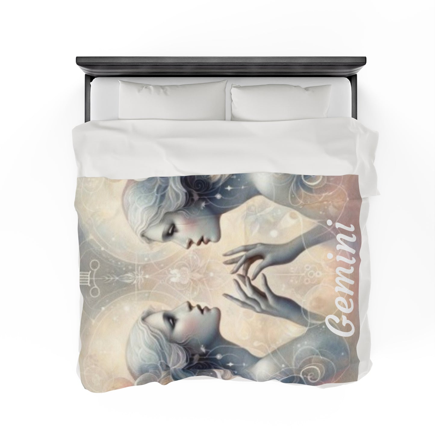 Gemini Zodiac Sign Velveteen Plush Blanket