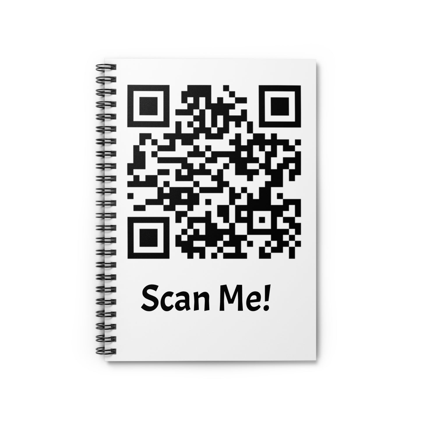 Scan Me Spiral Notebook - Ruled Line