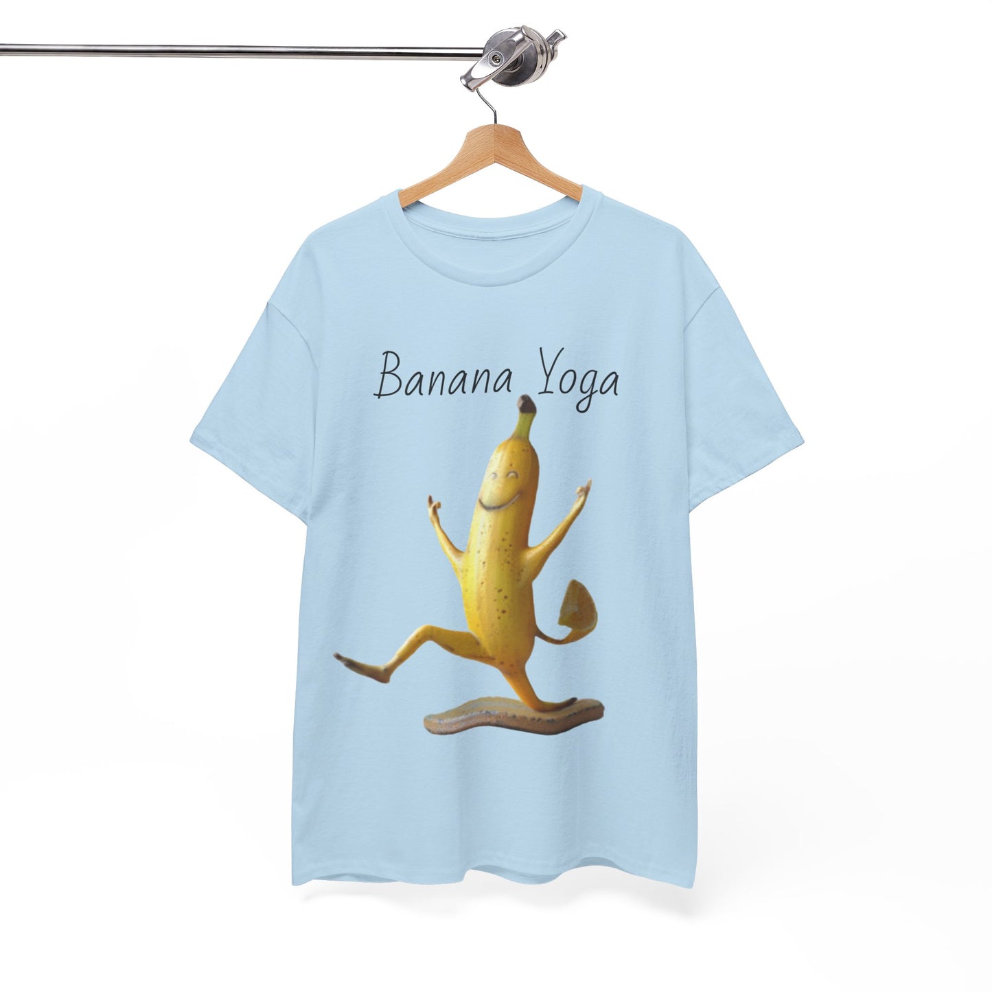 Banana Yoga2 Unisex Heavy Cotton Tee