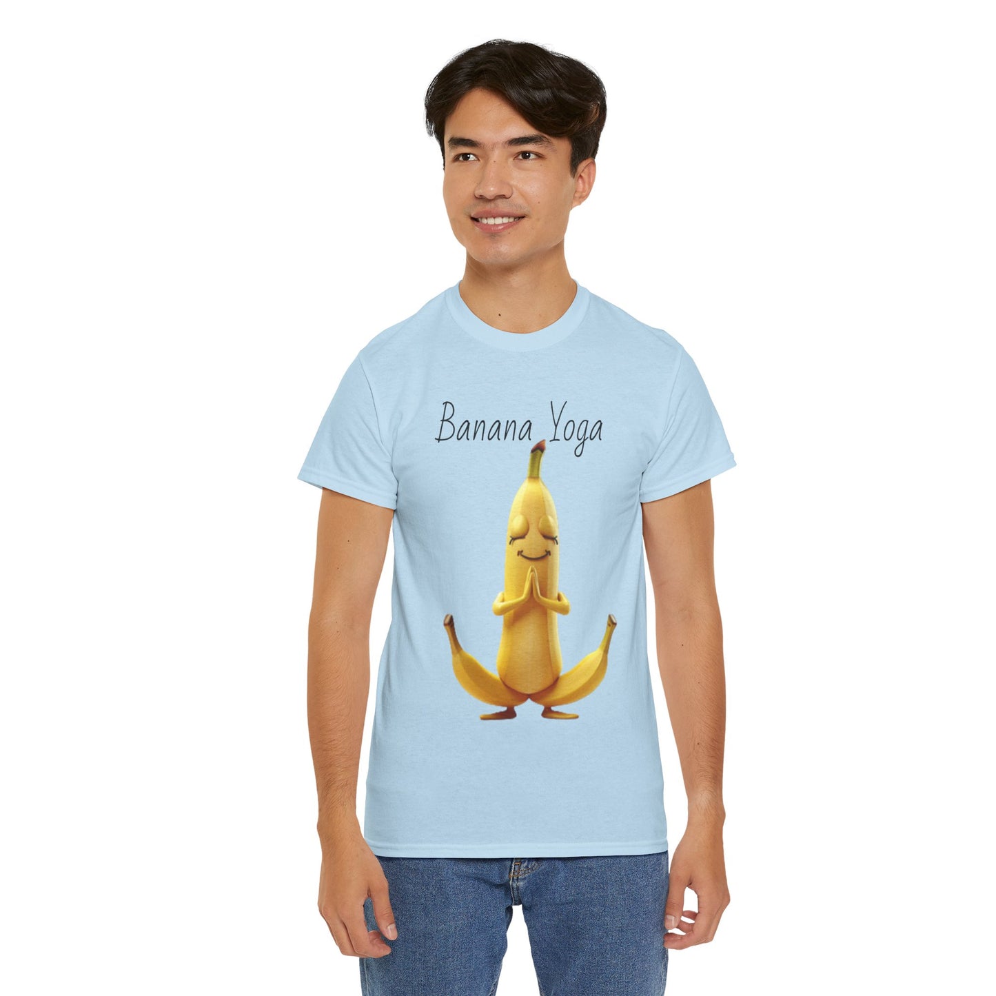 Banana Yoga Unisex Heavy Cotton Tee