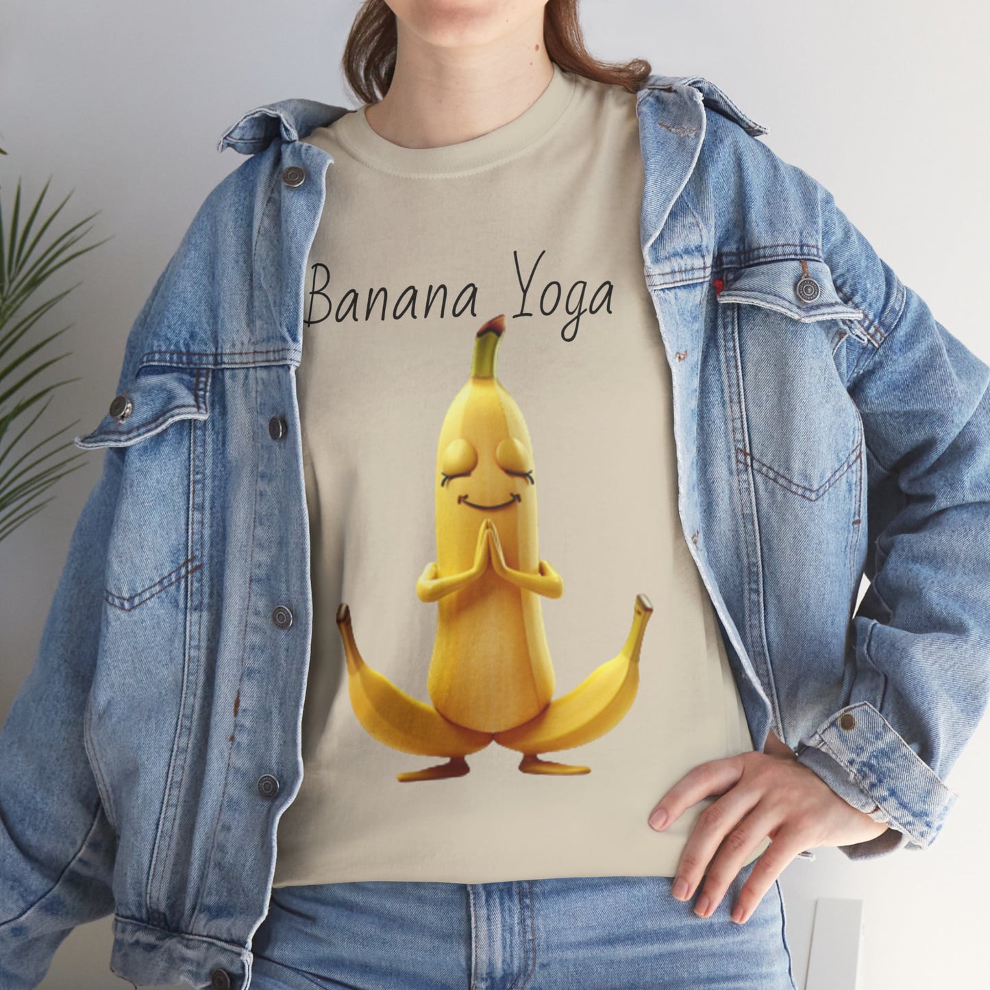 Banana Yoga Unisex Heavy Cotton Tee