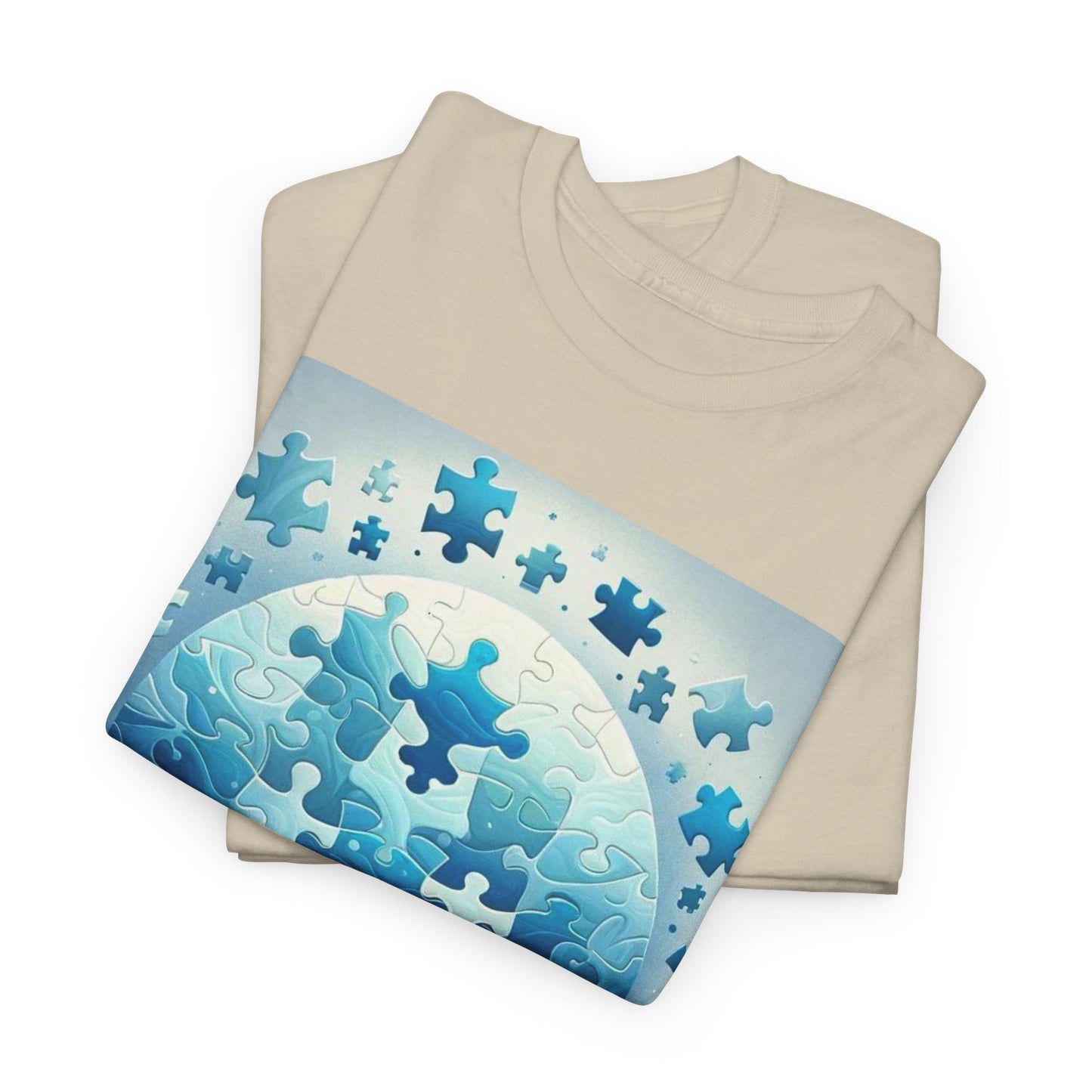 Autism Globe Unisex Heavy Cotton Tee