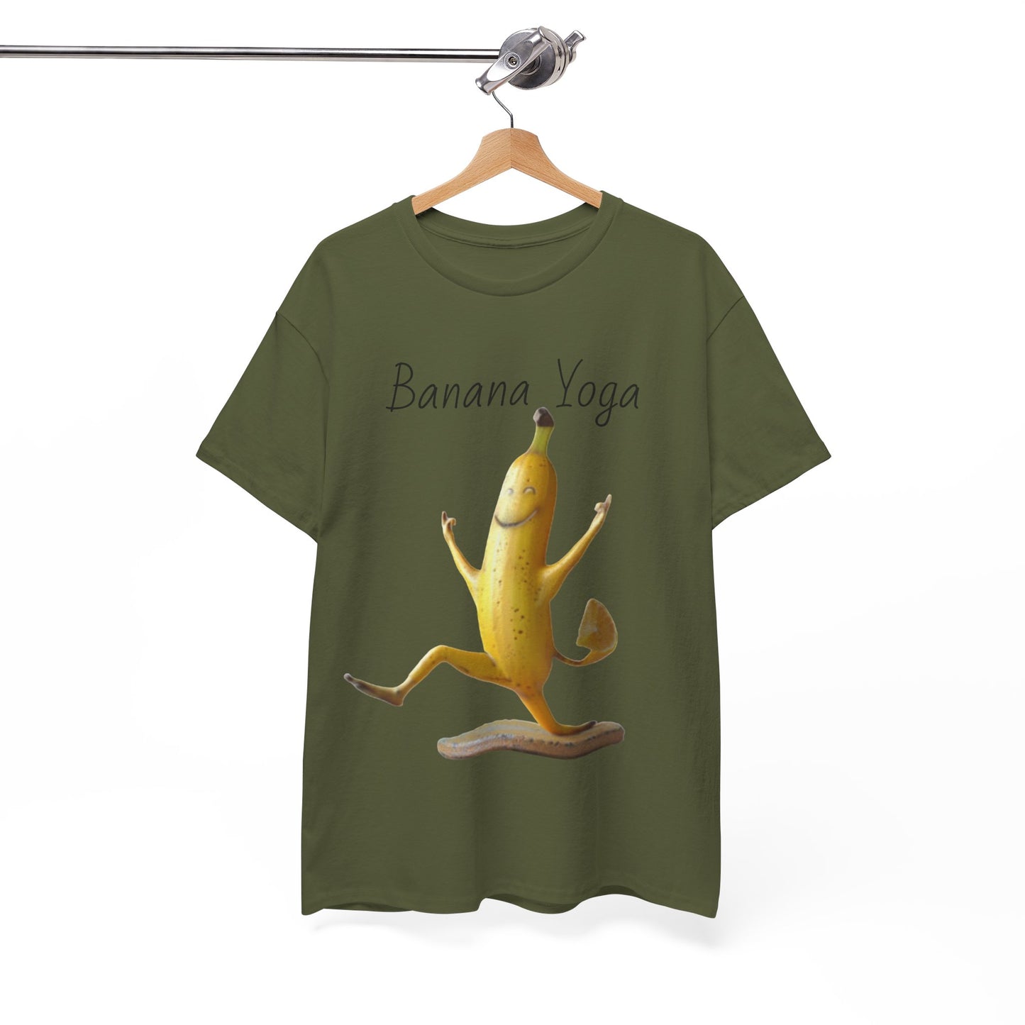 Banana Yoga2 Unisex Heavy Cotton Tee