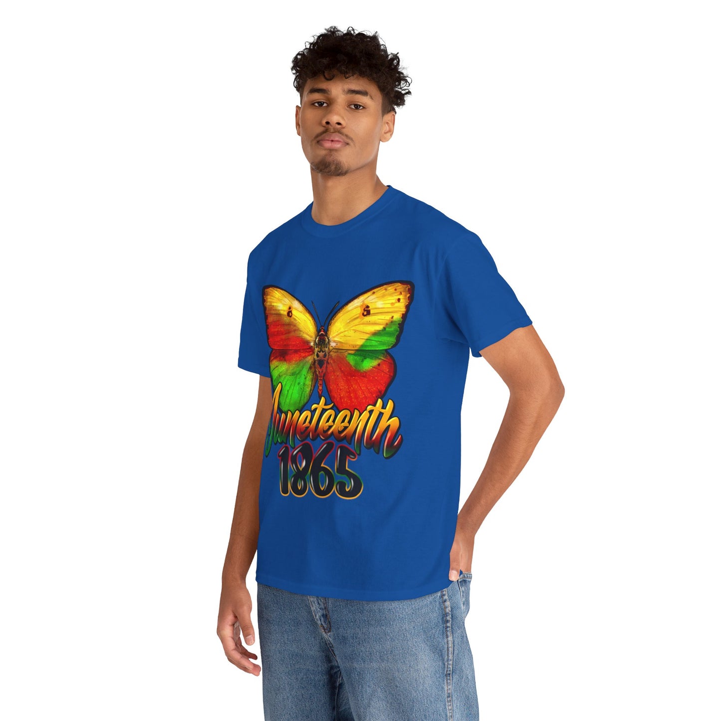 Juneteenth Butterfly Unisex Heavy Cotton Tee