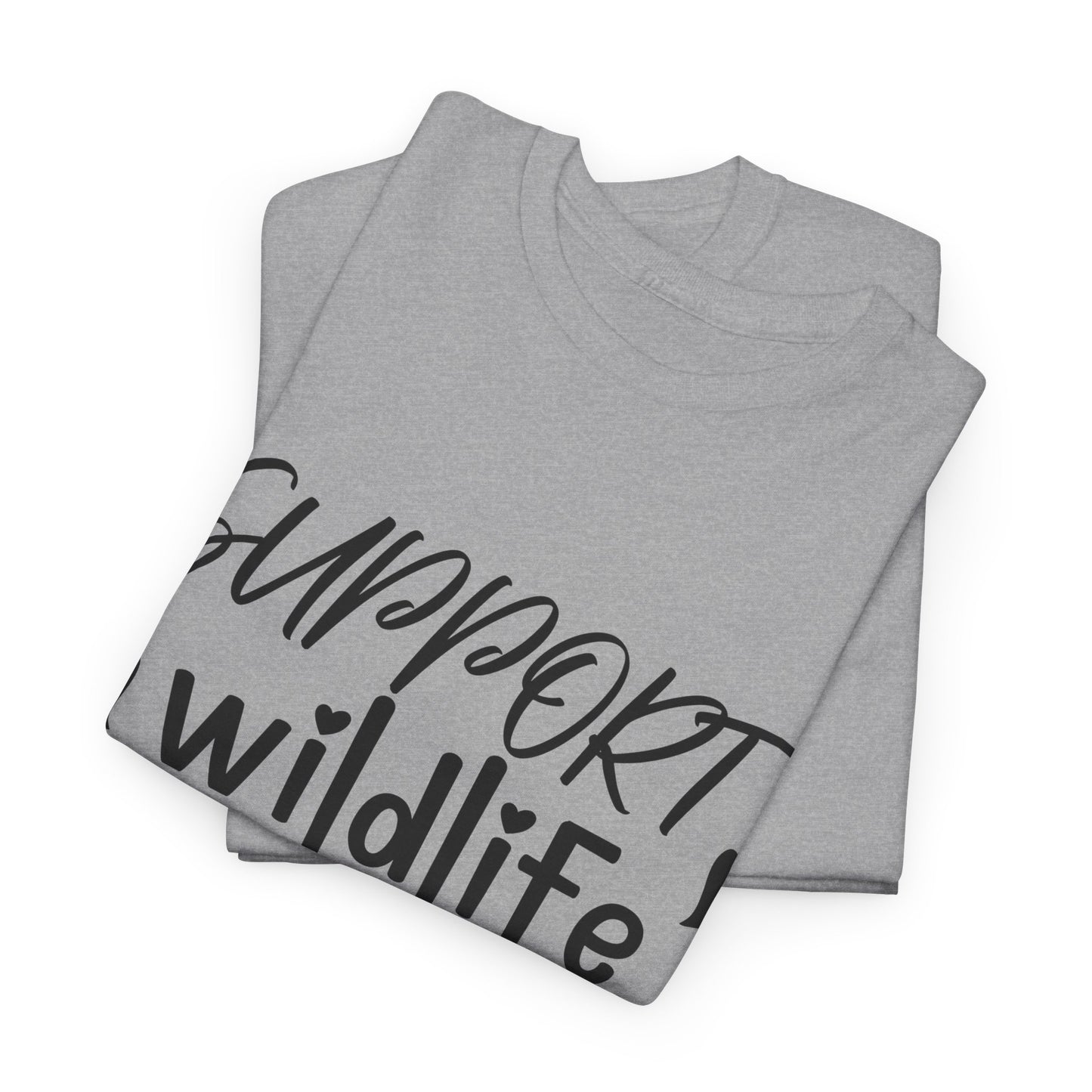 Support Wildlife Raise Boys Unisex Heavy Cotton Tee