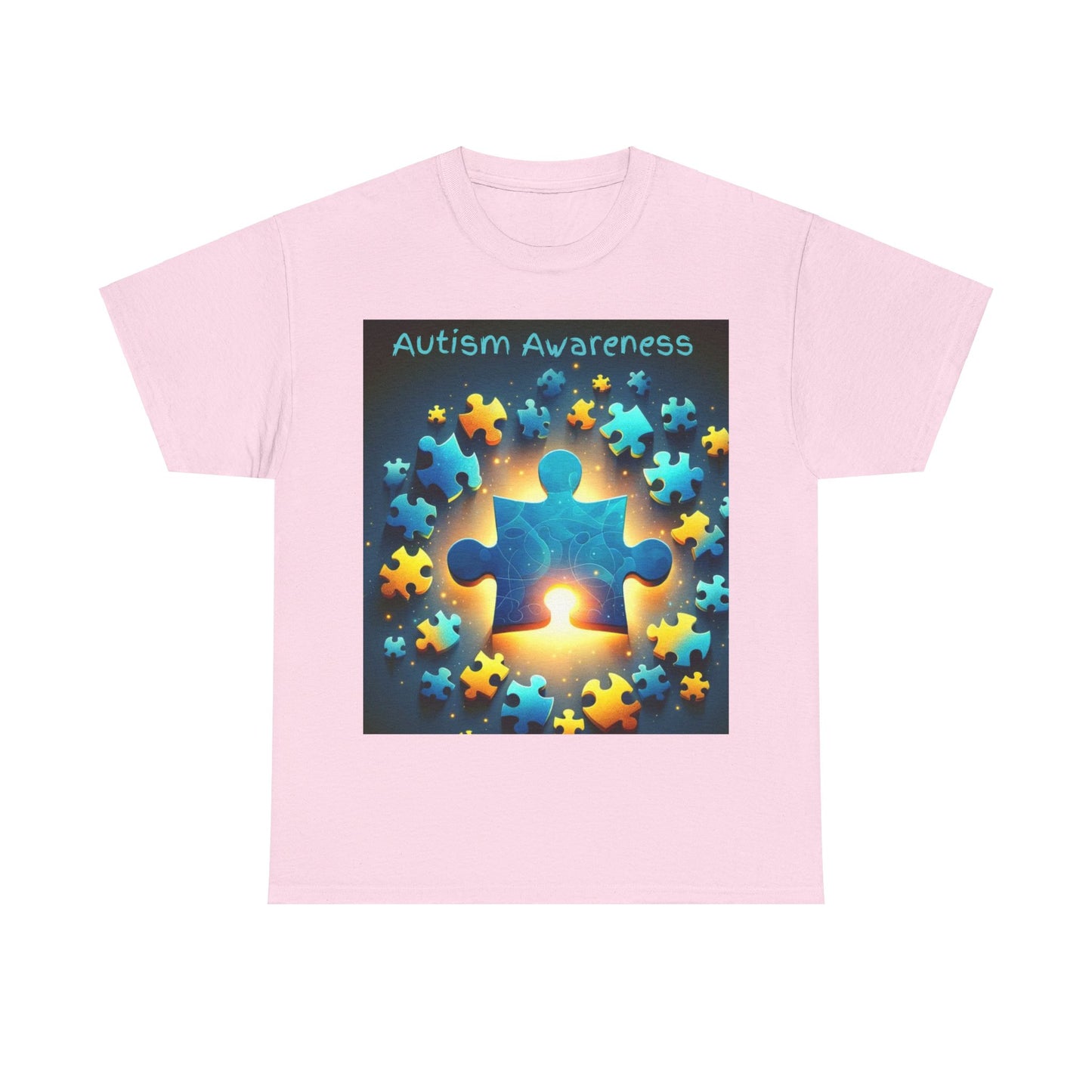 Autism Glow Unisex Heavy Cotton Tee