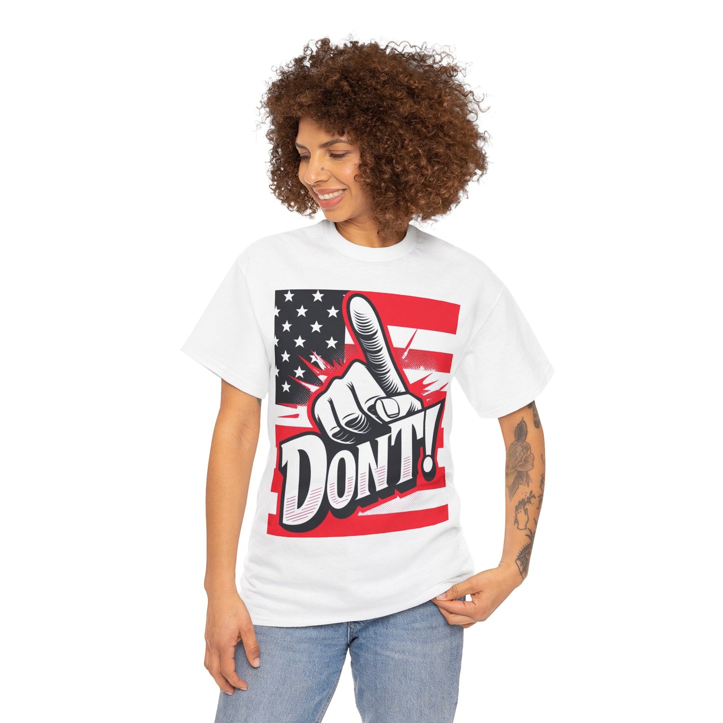 Don't Unisex Heavy Cotton Tee