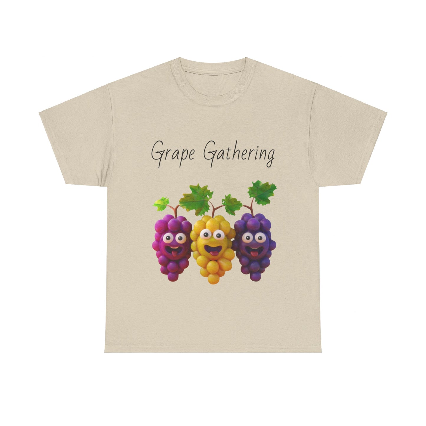 Grape Gathering Unisex Heavy Cotton Tee