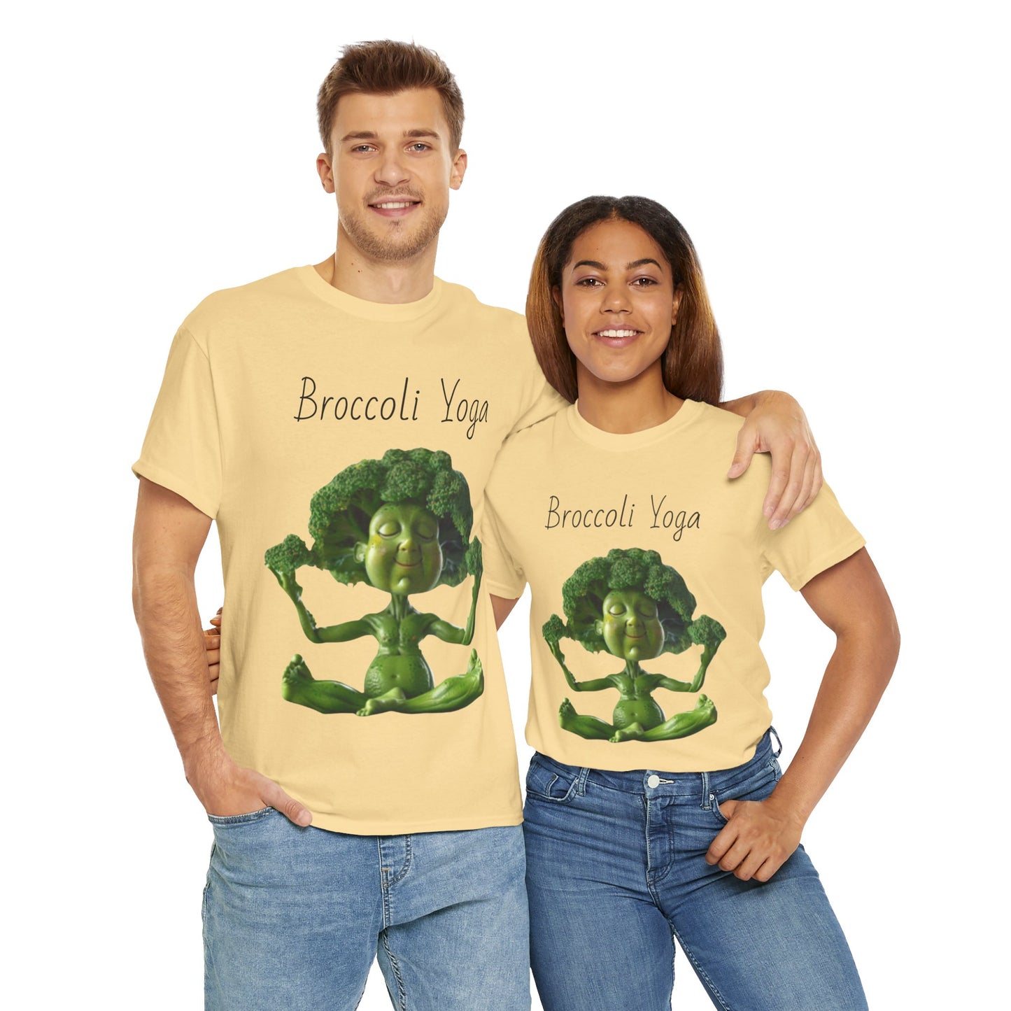 Broccoli Yoga Unisex Heavy Cotton Tee