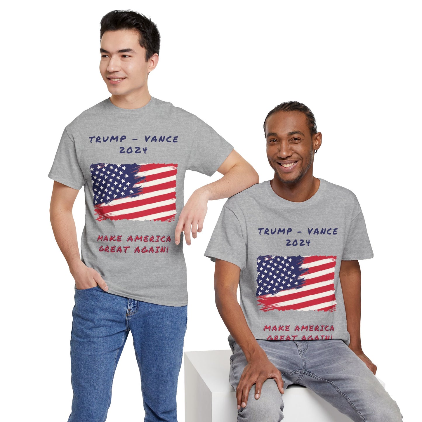 Trump Vance Unisex Heavy Cotton Tee