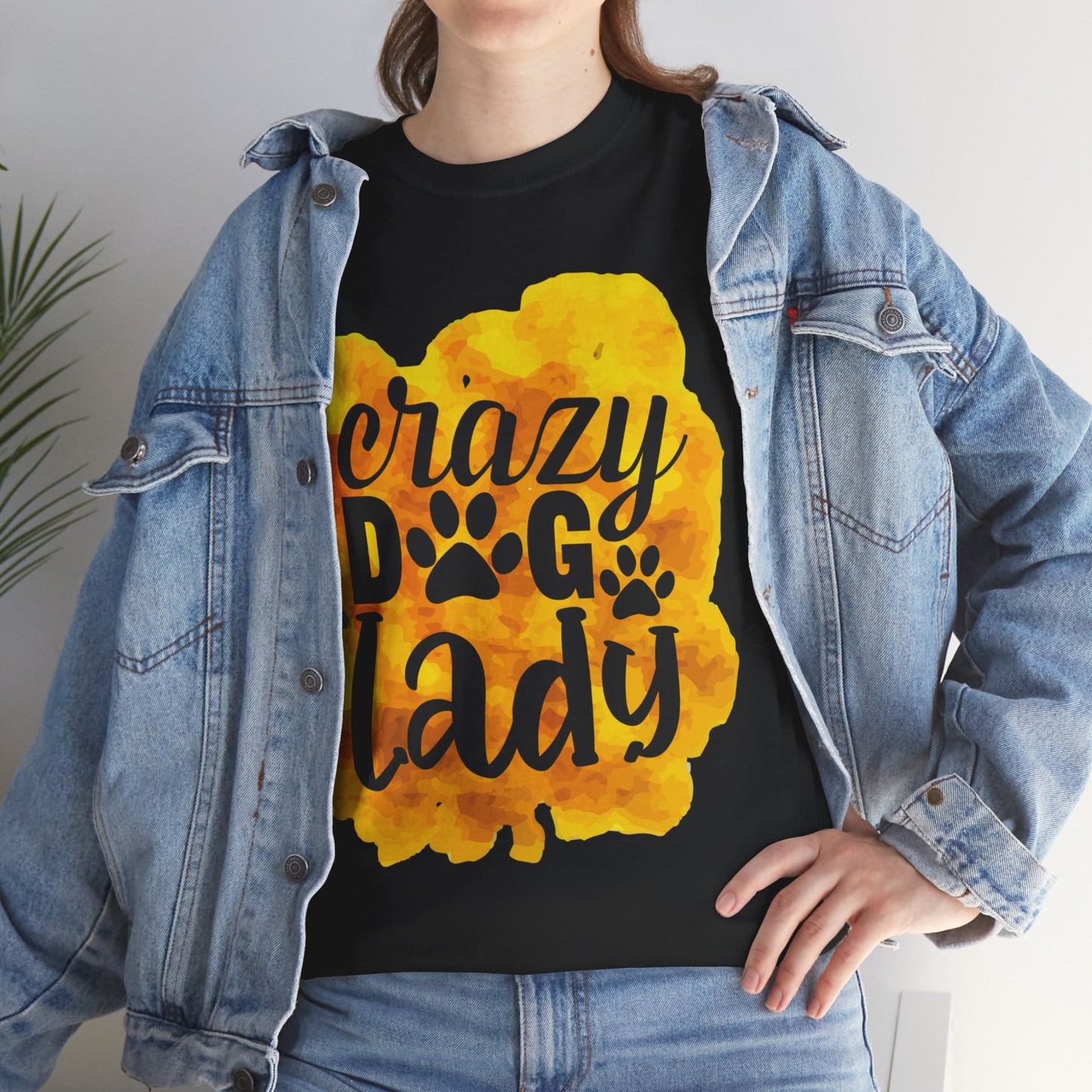 Crazy Dog Lady Unisex Heavy Cotton Tee