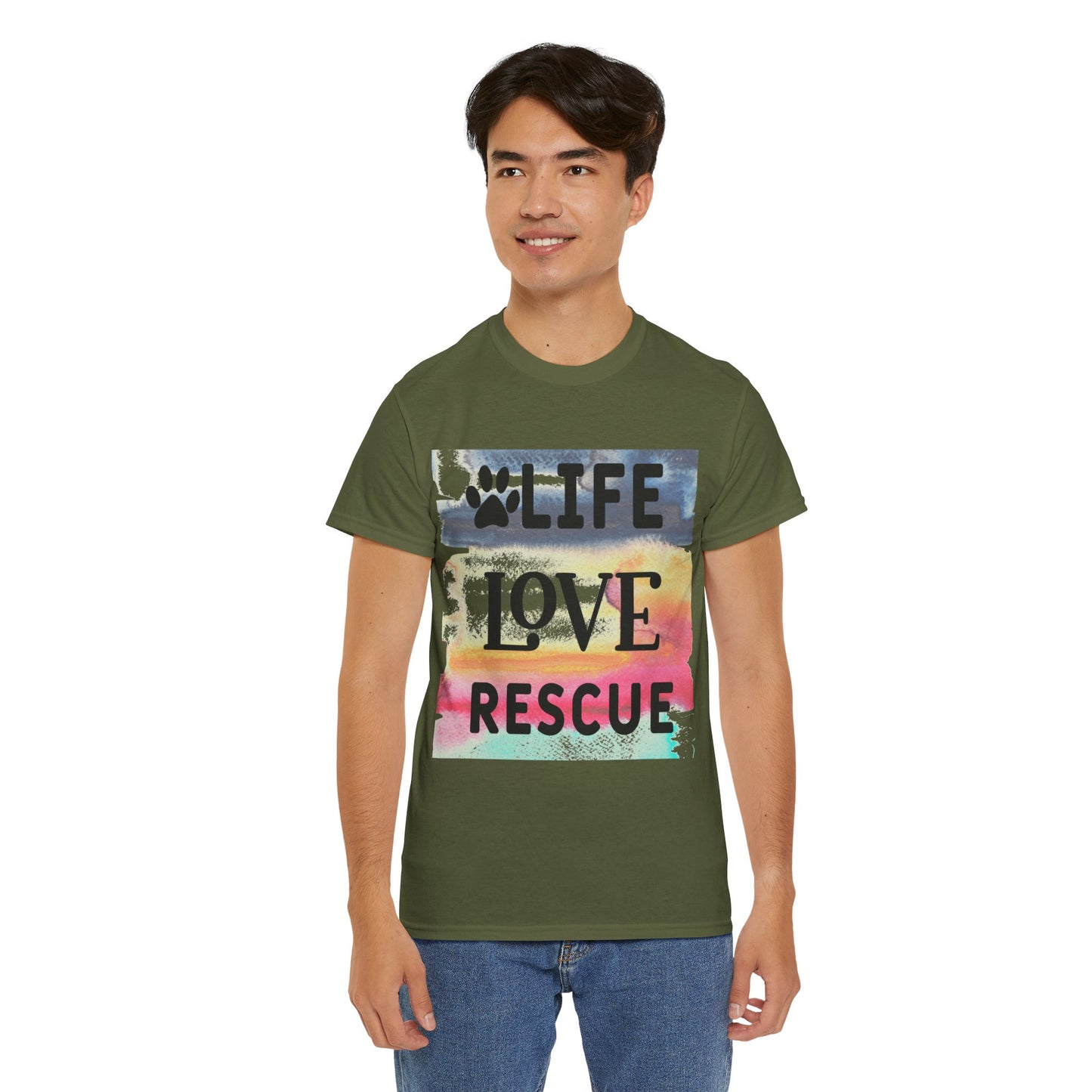 Life Love Rescue Unisex Heavy Cotton Tee