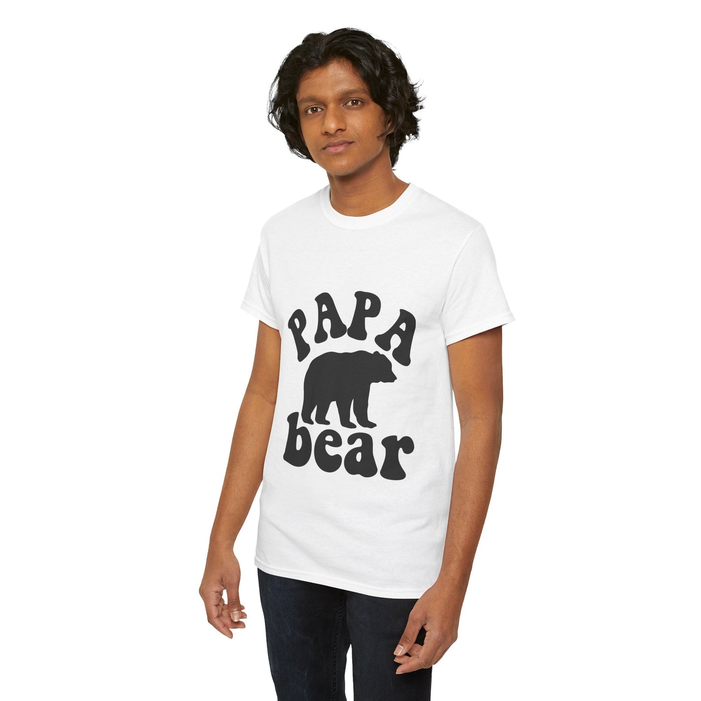 Papa Bear Unisex Heavy Cotton Tee