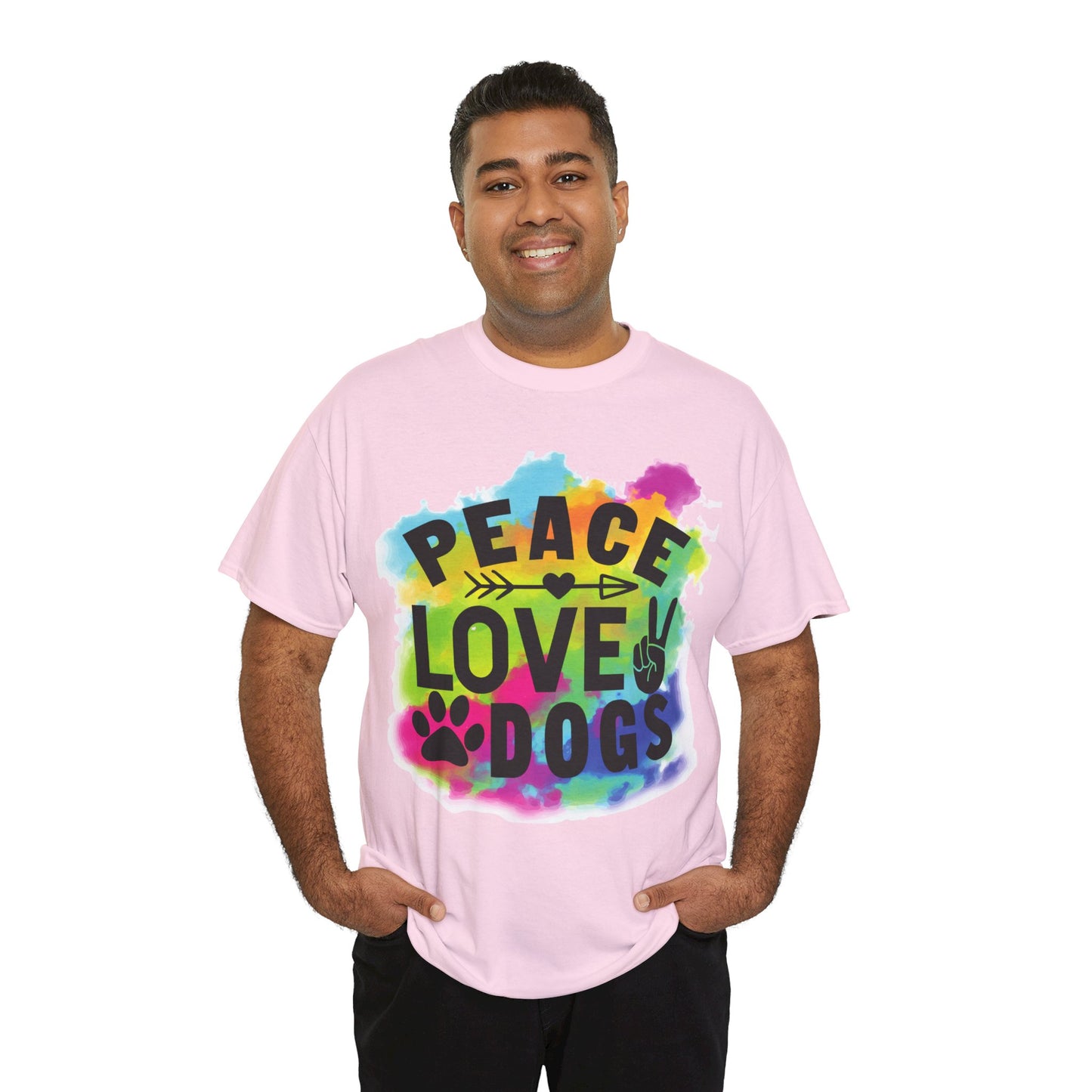 Peace Love Dogs Unisex Heavy Cotton Tee