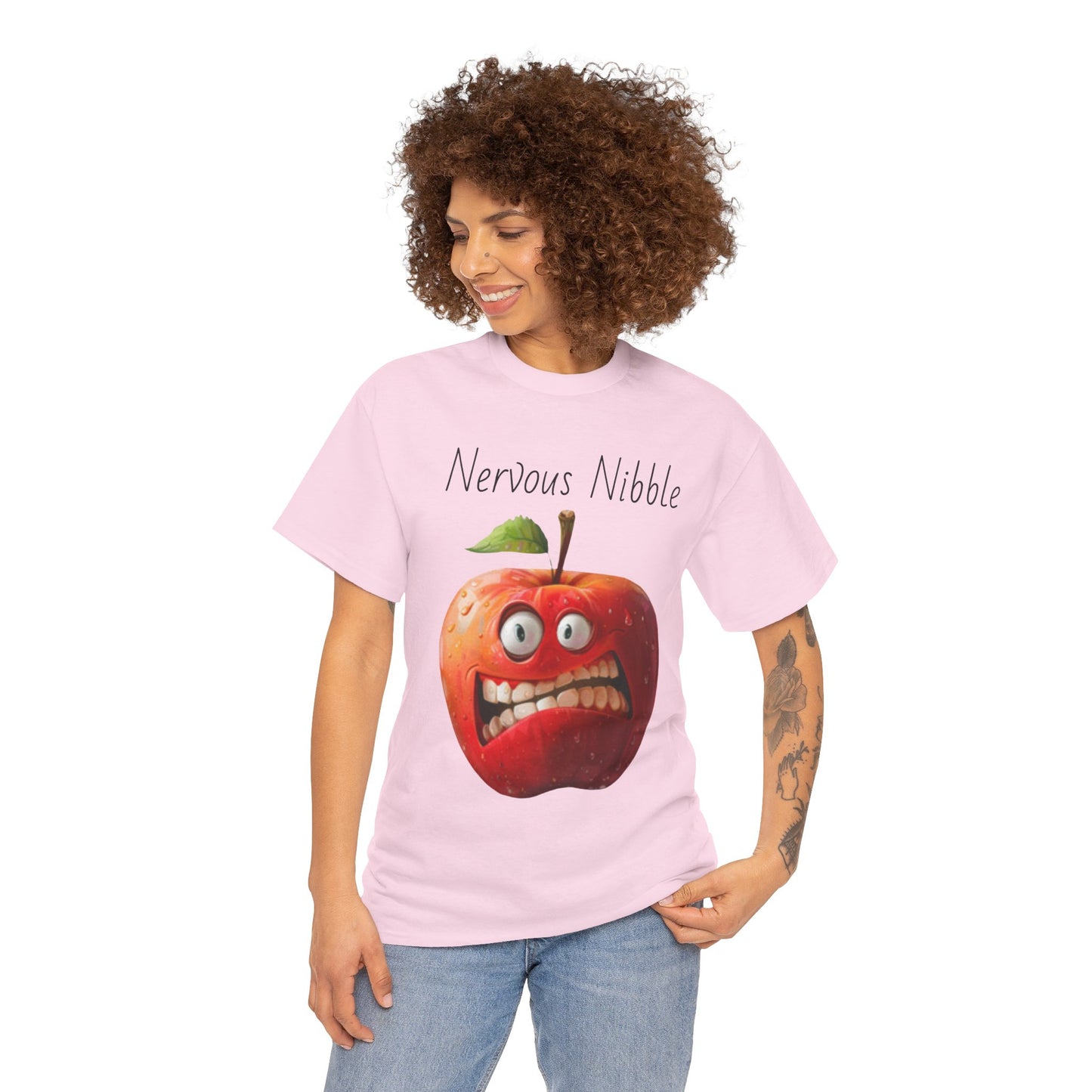 Nervous Nibble Unisex Heavy Cotton Tee