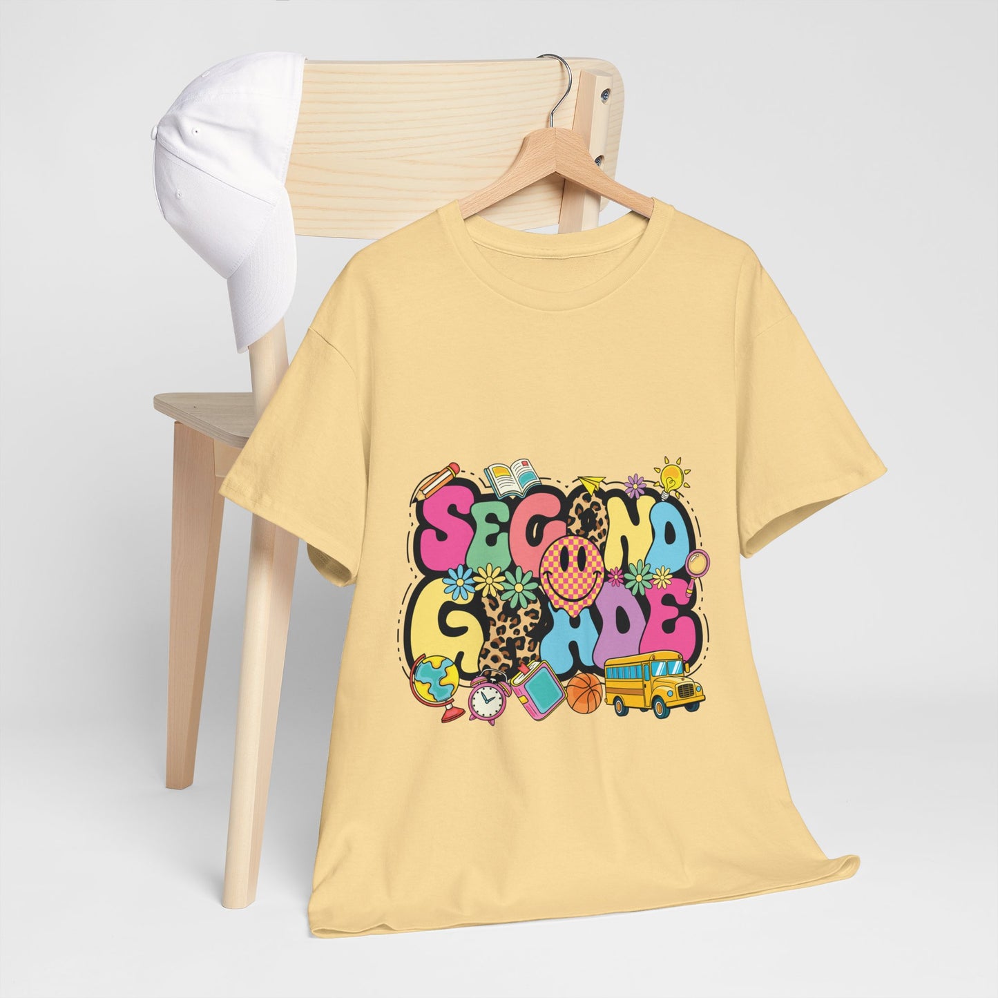 Second Grade Unisex Heavy Cotton Tee