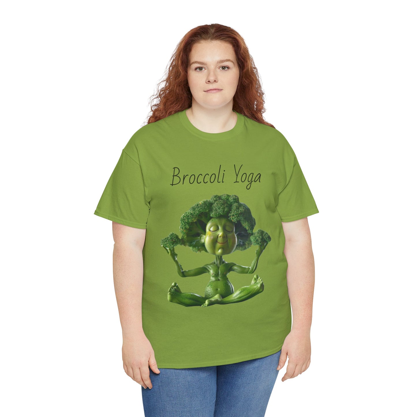 Broccoli Yoga Unisex Heavy Cotton Tee