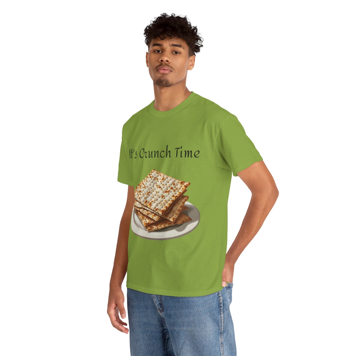 It's Crunch Time Matza Unisex Heavy Cotton Tee