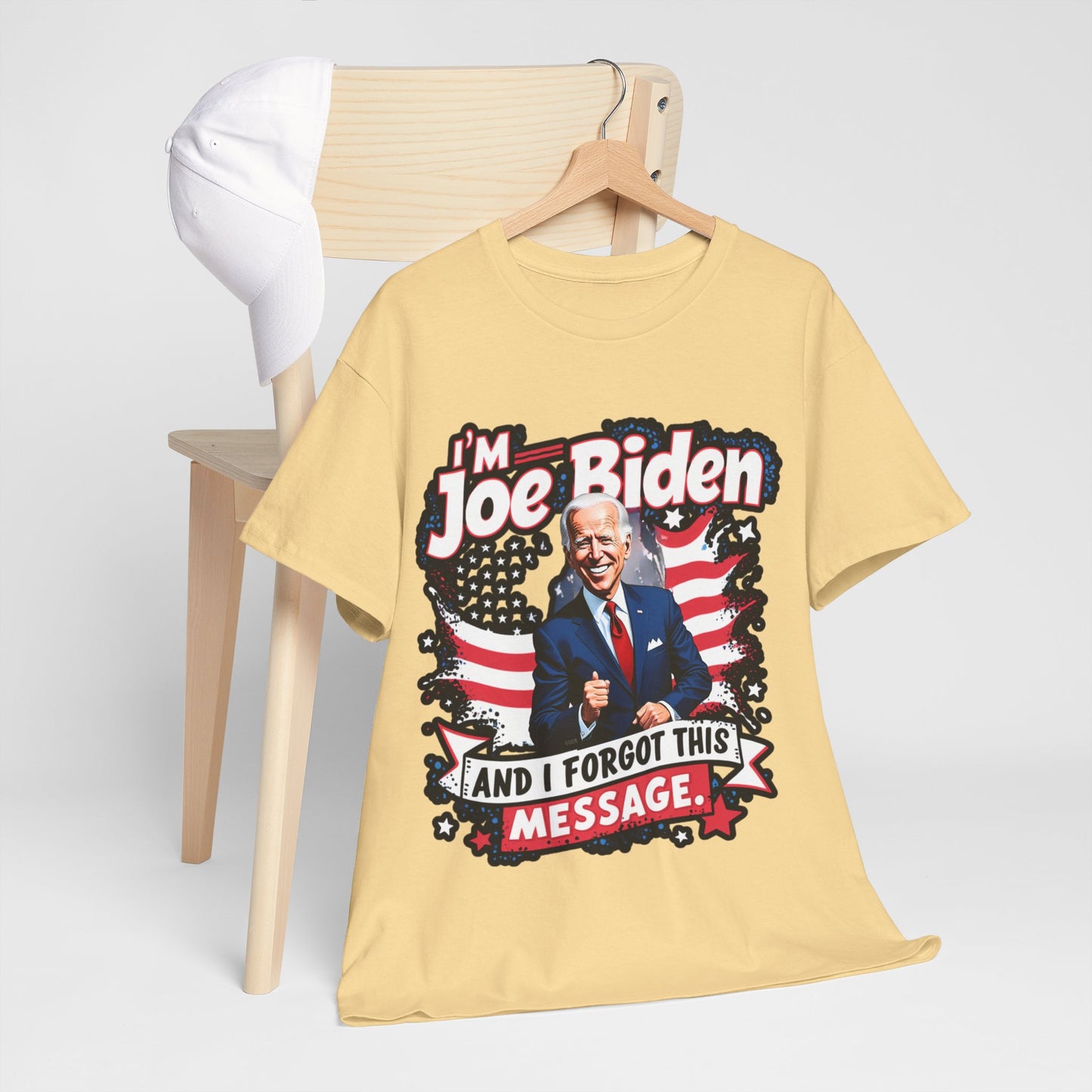 Biden I Forgot Unisex Heavy Cotton Tee