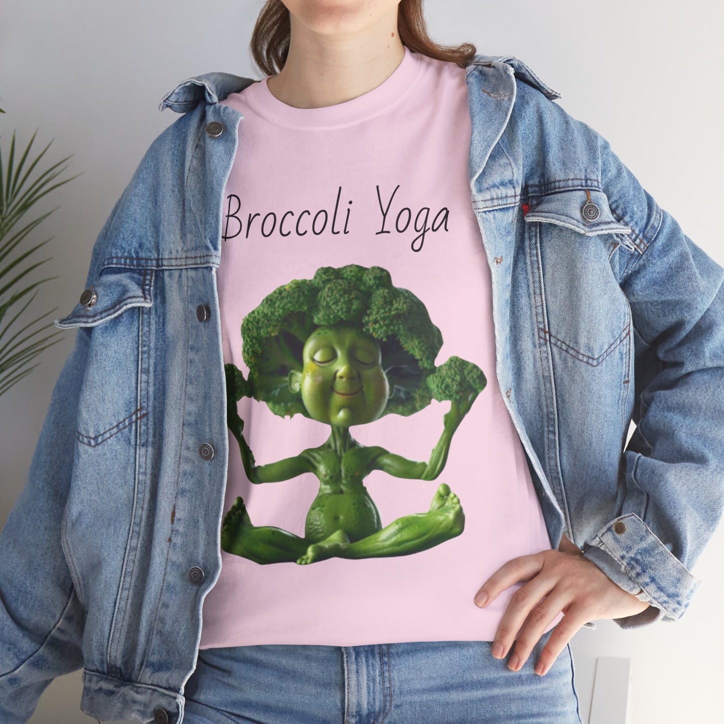 Broccoli Yoga Unisex Heavy Cotton Tee