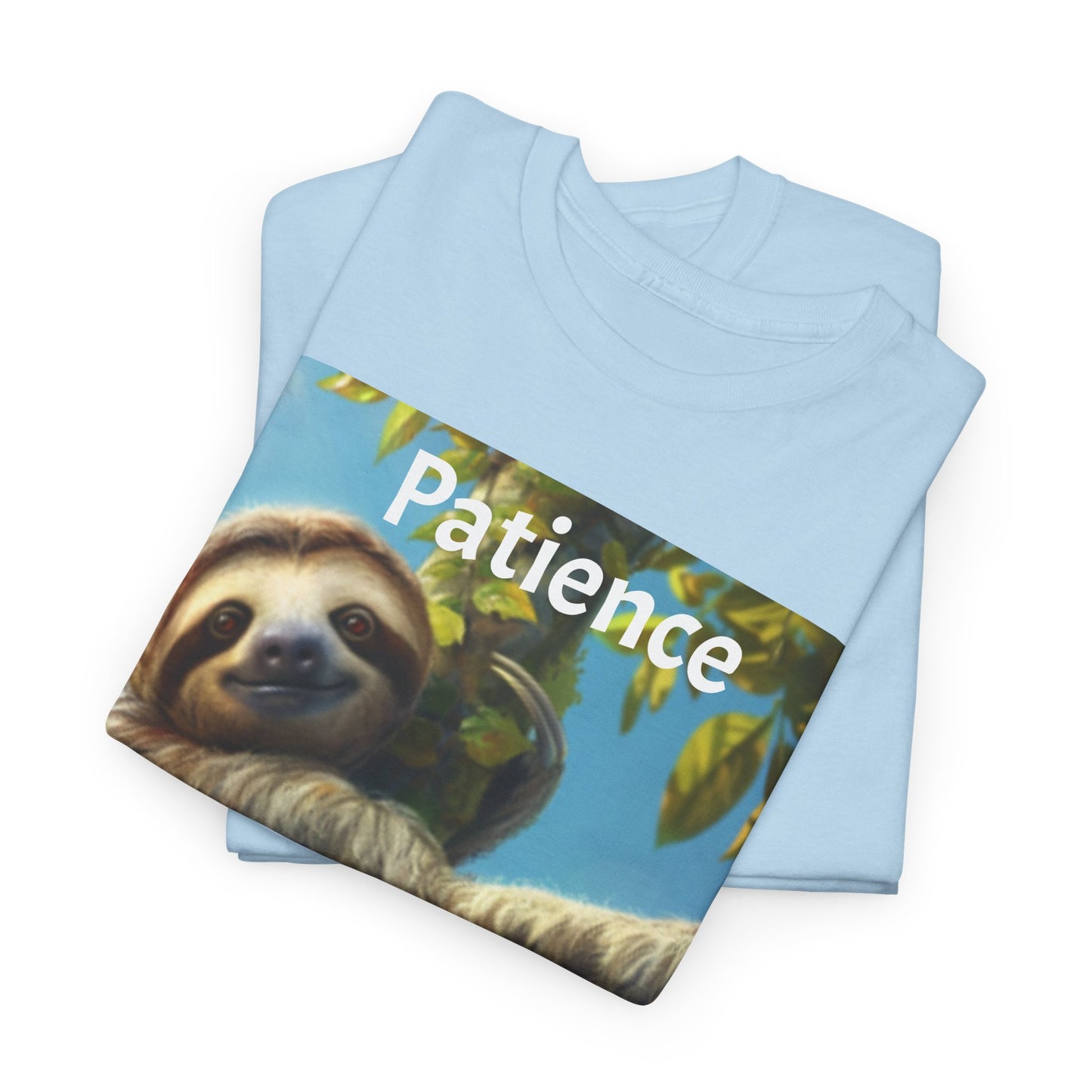 Sloth Patience Unisex Heavy Cotton Tee