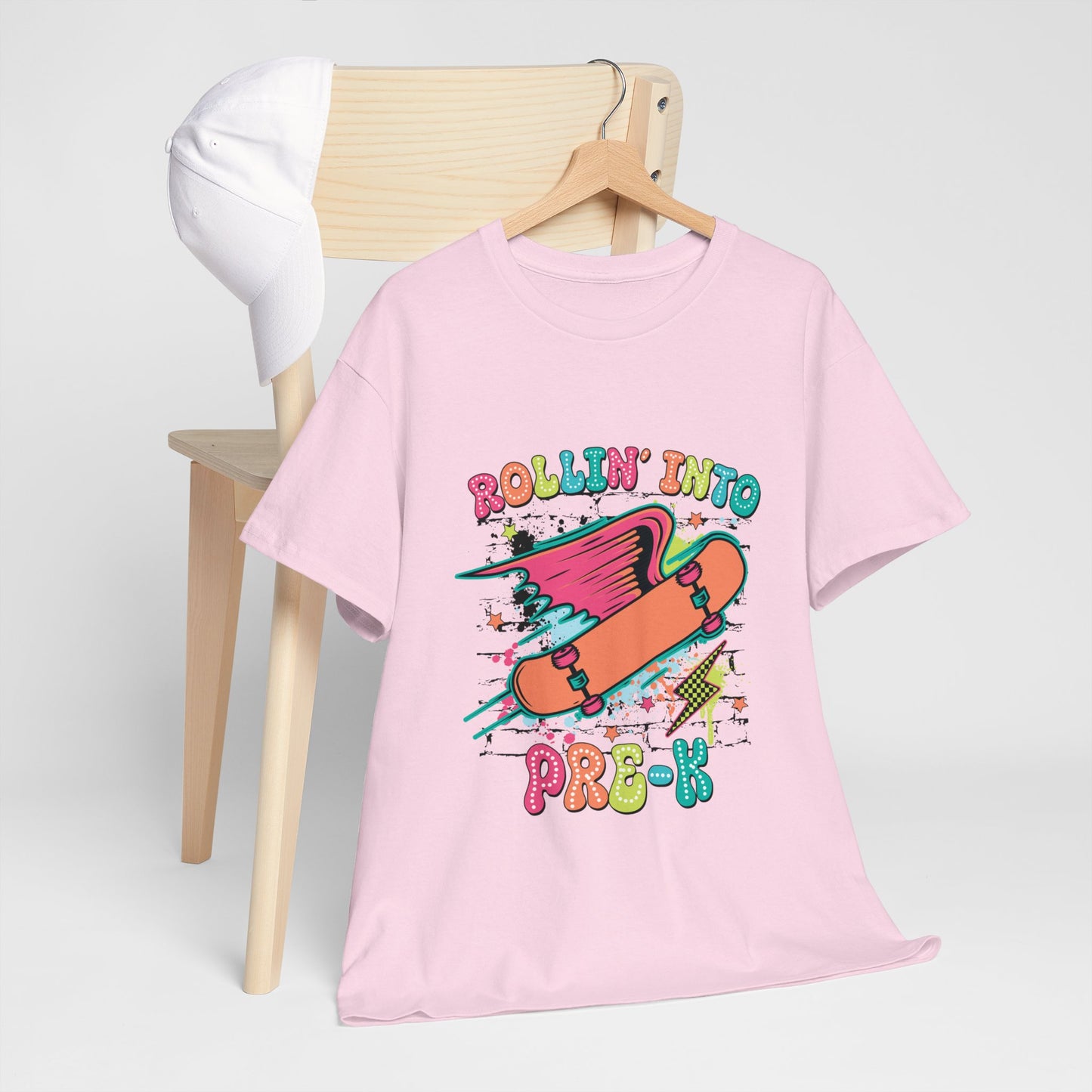 Rockin Into Pre K Unisex Heavy Cotton Tee