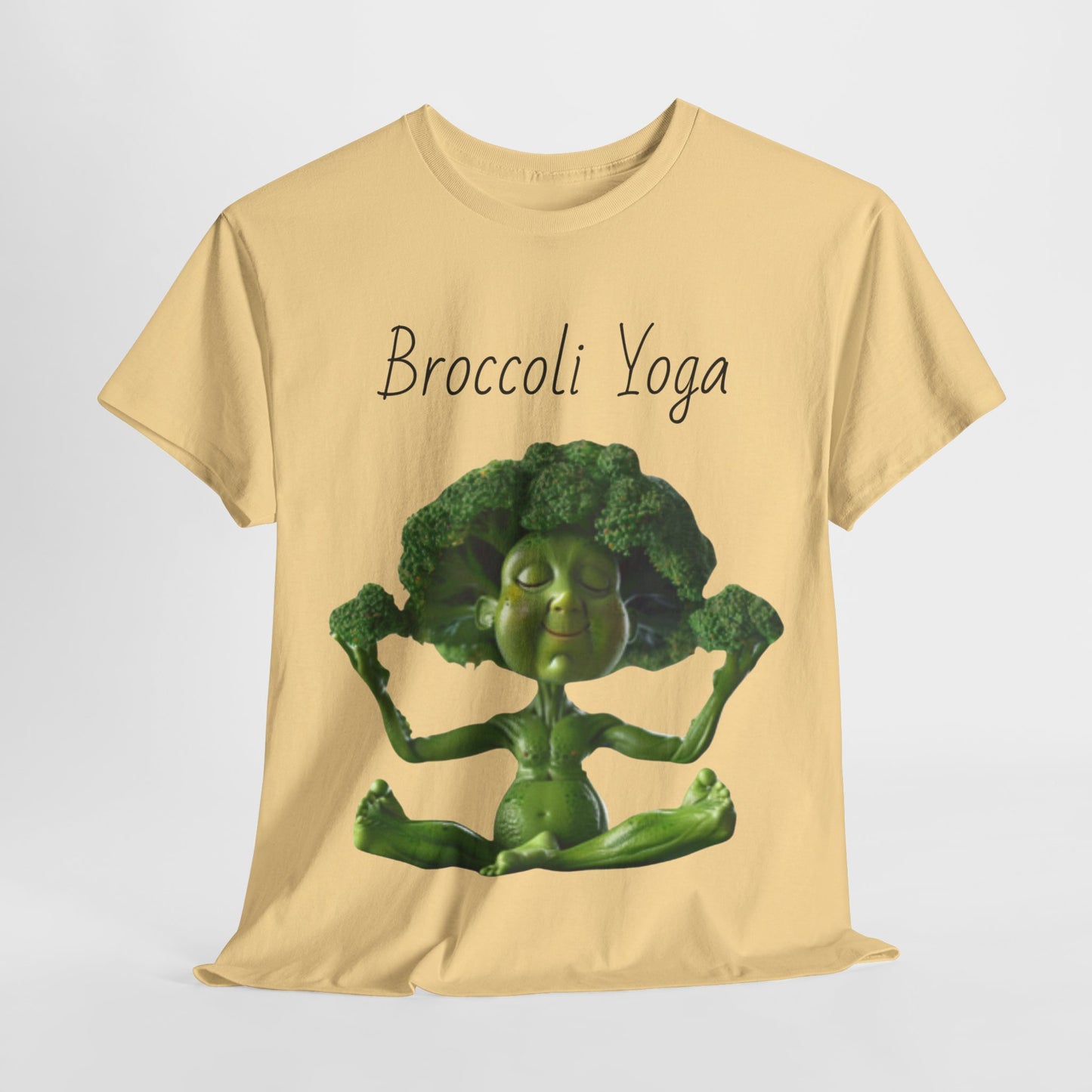 Broccoli Yoga Unisex Heavy Cotton Tee