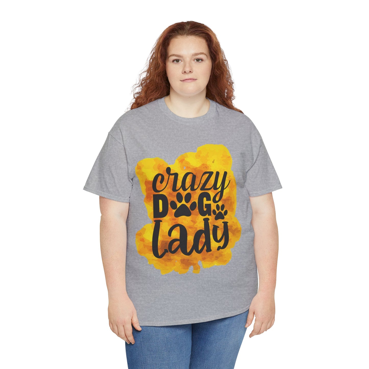 Crazy Dog Lady Unisex Heavy Cotton Tee