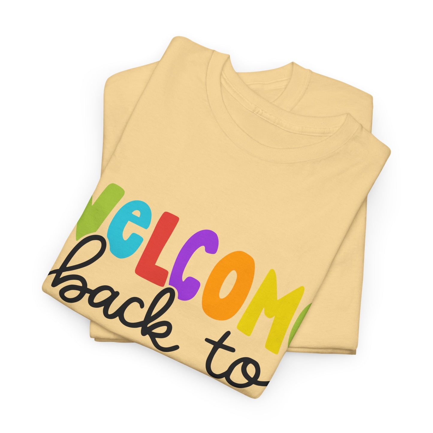 Welcome Back To School Unisex Heavy Cotton Tee