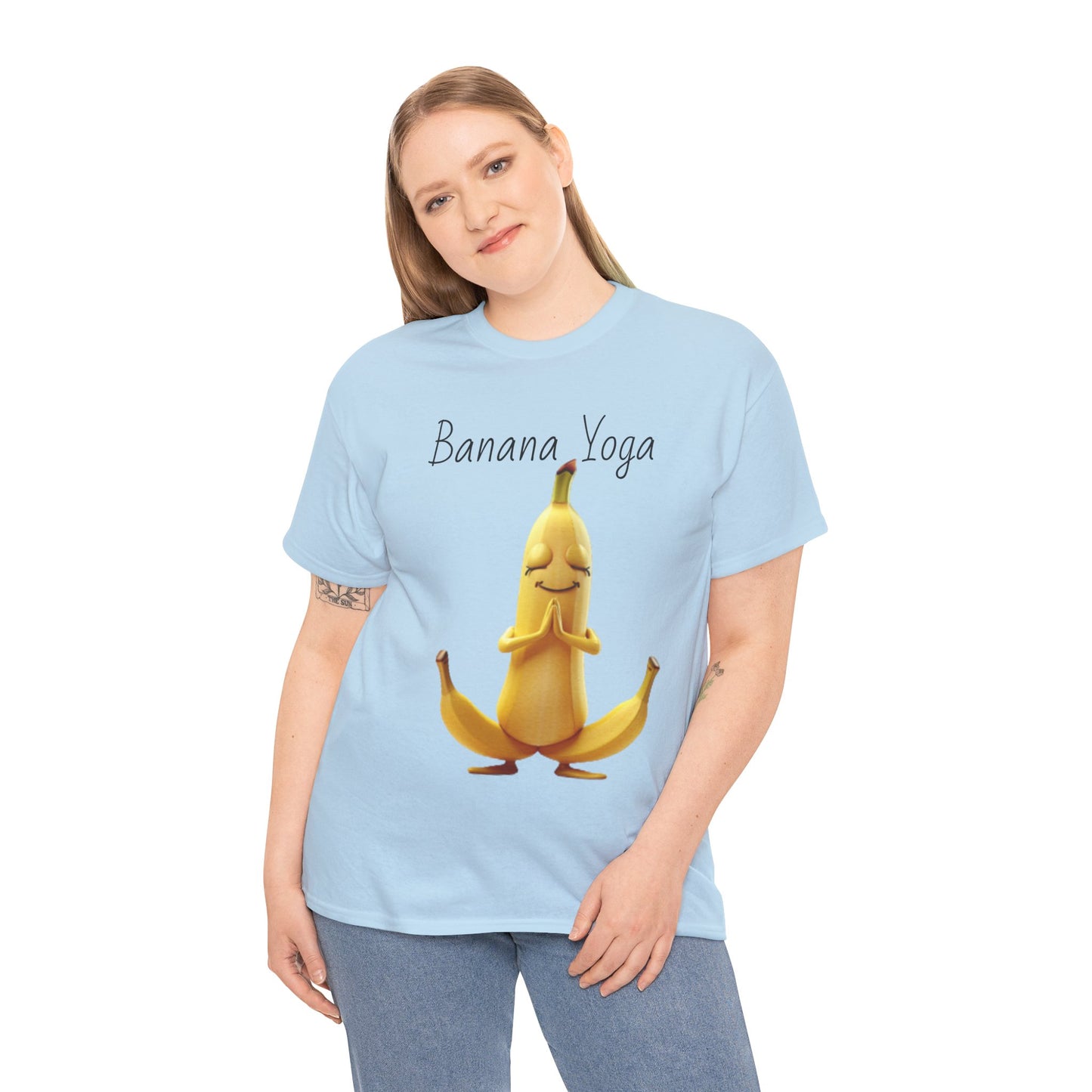 Banana Yoga Unisex Heavy Cotton Tee